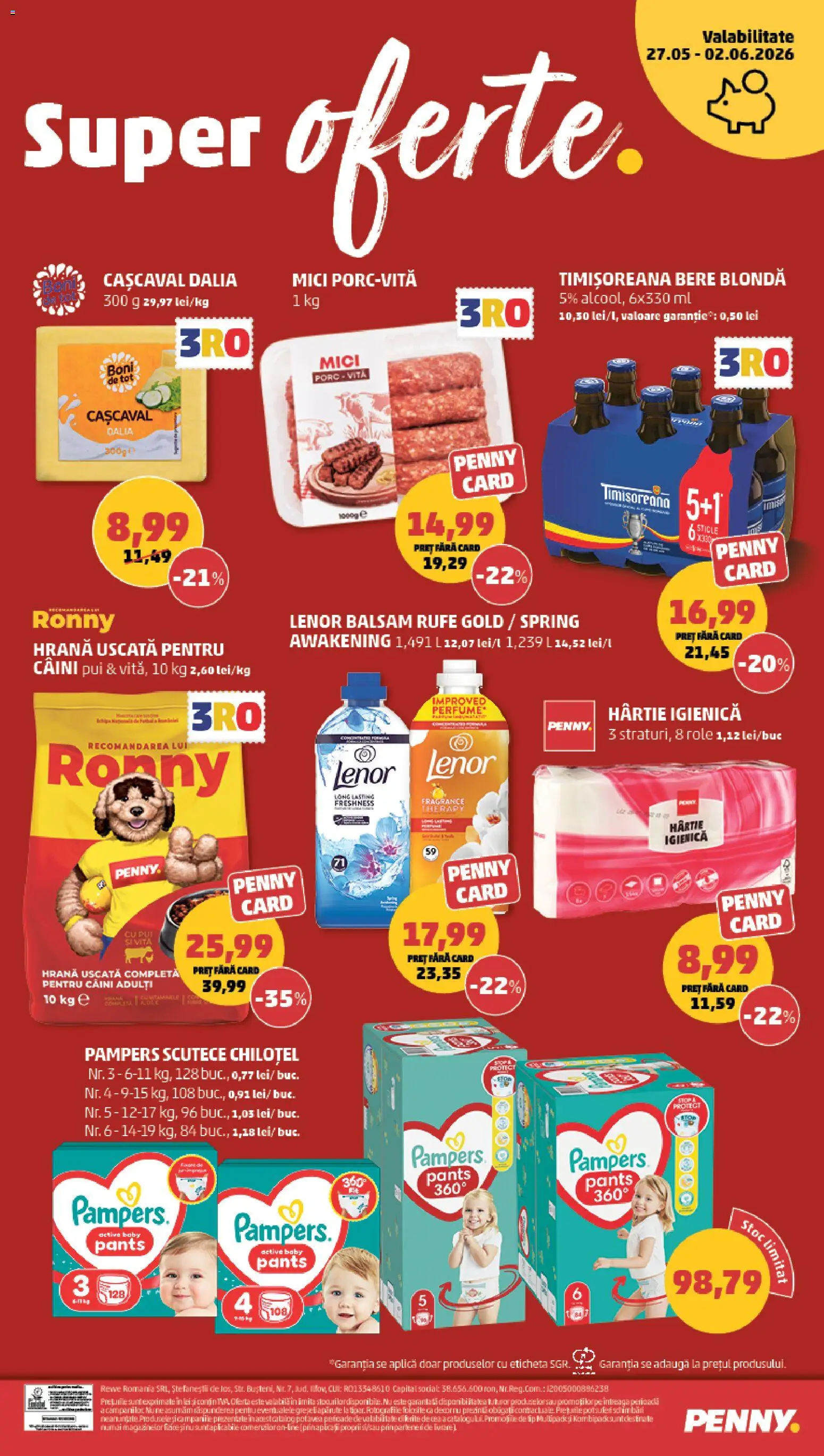 Catalog PENNY Market 27 Mai - 1 Iunie 2026 | Pagina 24 | Produse: Hacıyatmaz Kedi Oyuncağı, Mici, Bere, Scutece