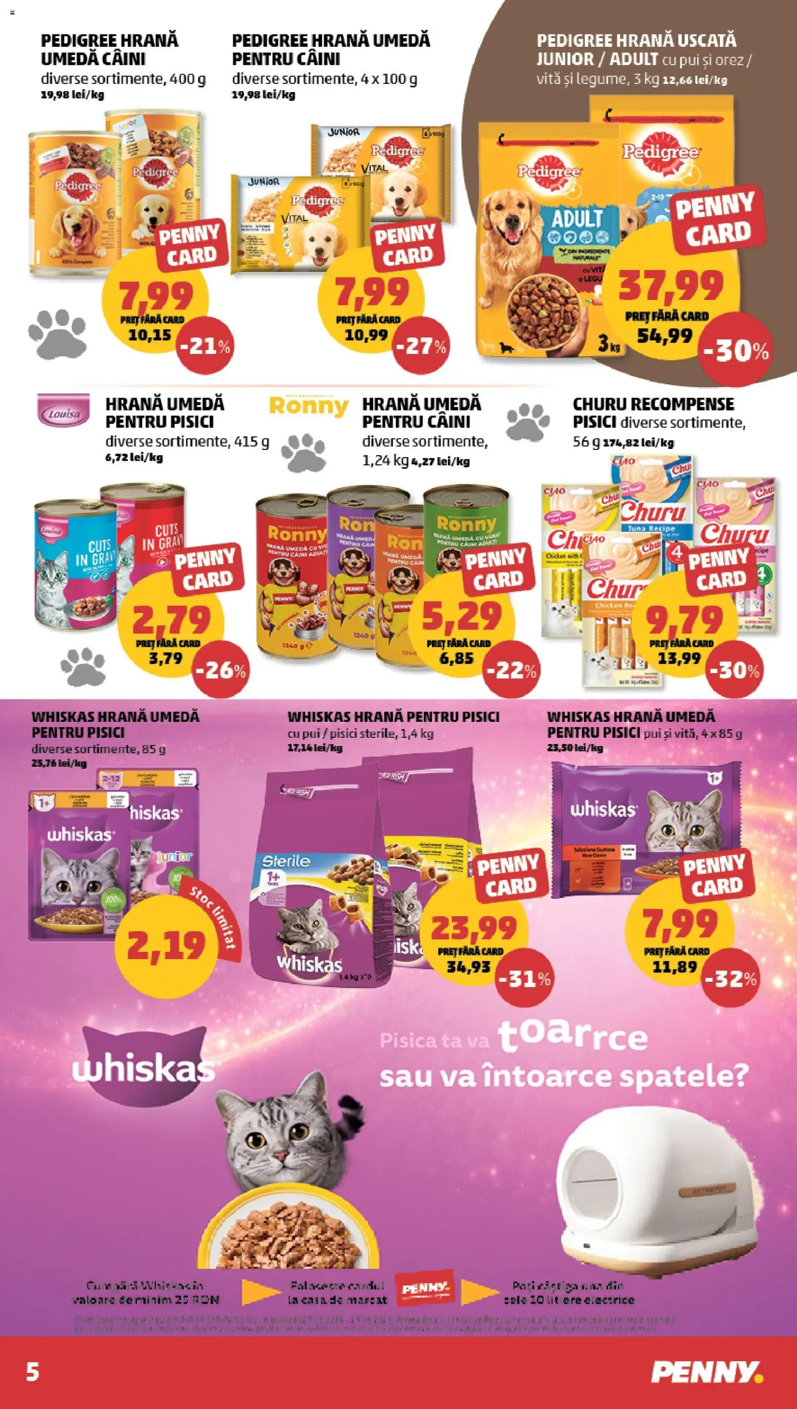 Catalog PENNY Market 27 Mai - 1 Iunie 2026 | Pagina 5 | Produse: Hrană pentru pisici, Hacıyatmaz Kedi Oyuncağı, Orez