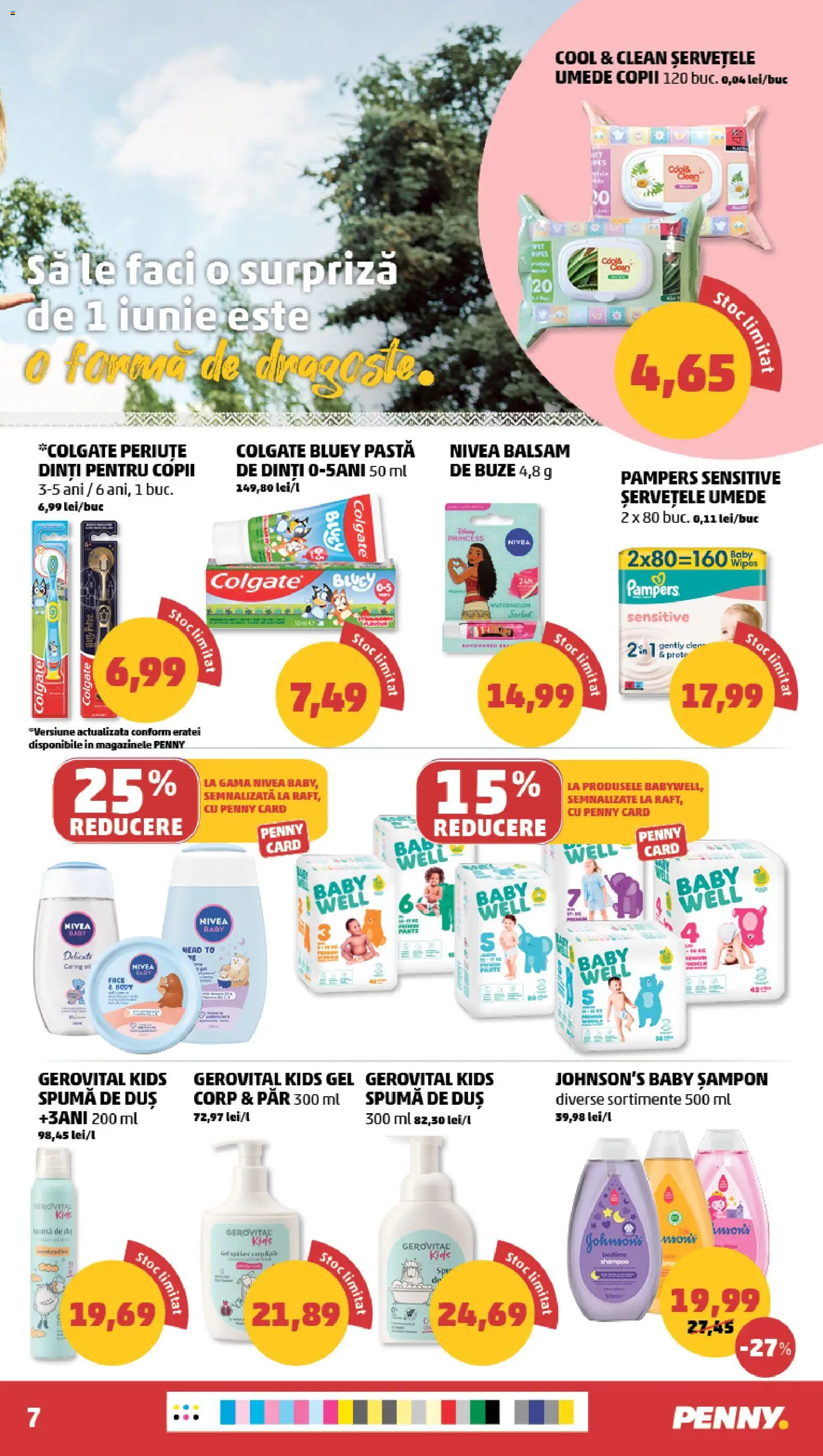 Catalog PENNY Market 27 Mai - 1 Iunie 2026 | Pagina 7 | Produse: Pomelo, Body, Șampon, Șervețele umede