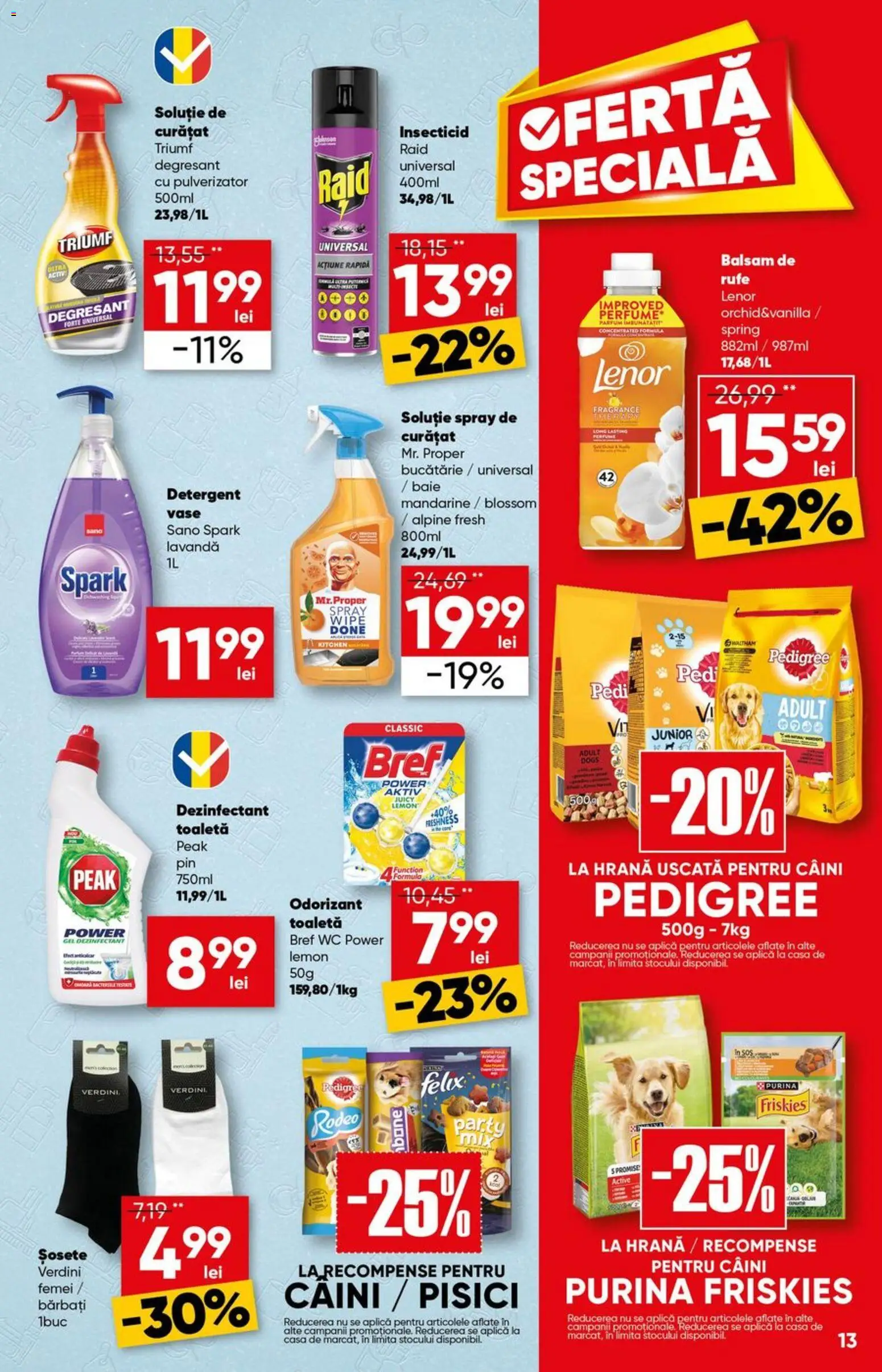 Catalog Profi 27 Mai - 8 Iunie 2026 | Pagina 13 | Produse: Bucătărie, Balsam, Șosete, Gel dezinfectant