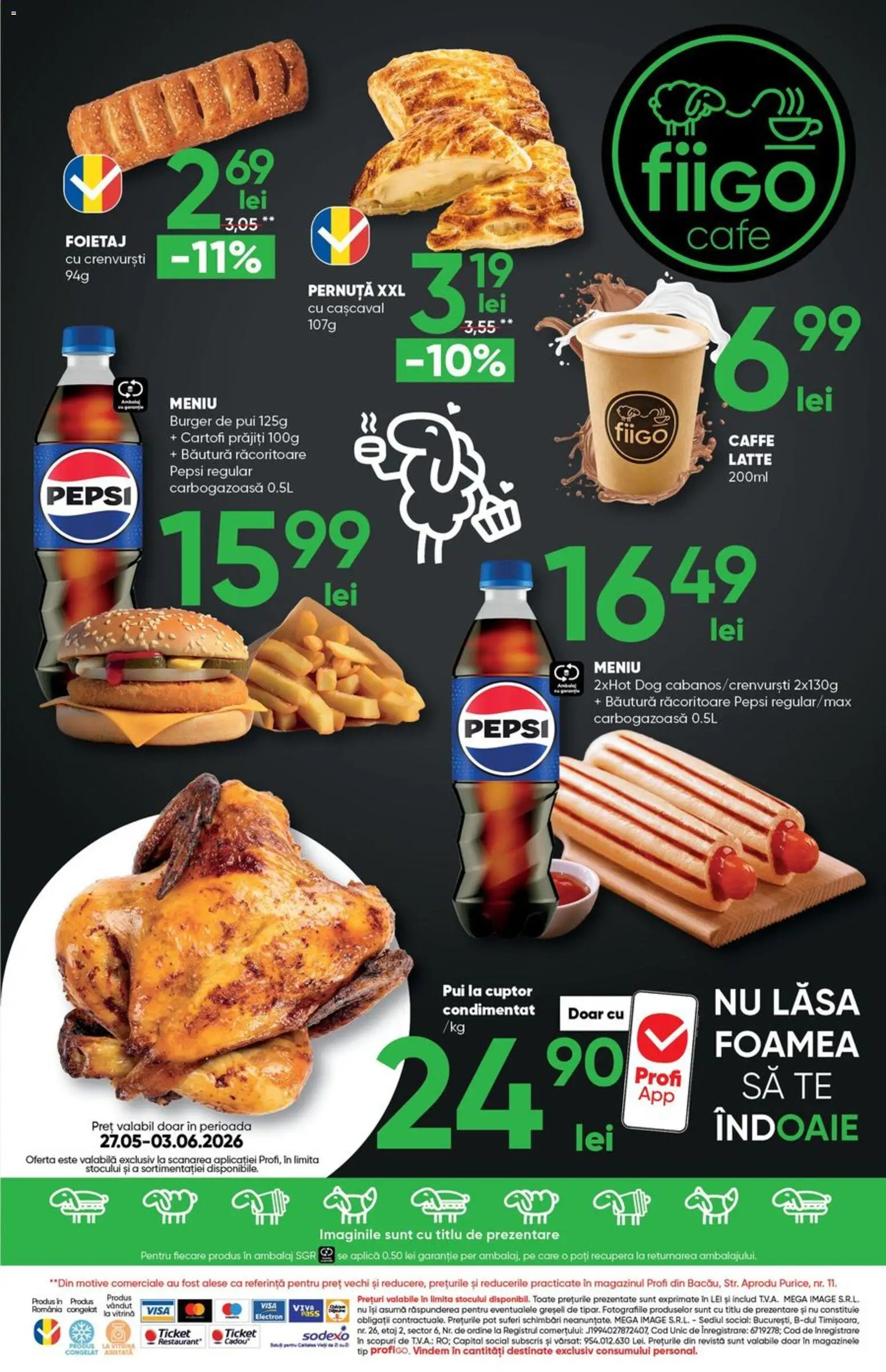 Catalog Profi 27 Mai - 8 Iunie 2026 | Pagina 7 | Produse: Cuptor, Foietaj, Burger, Cartofi
