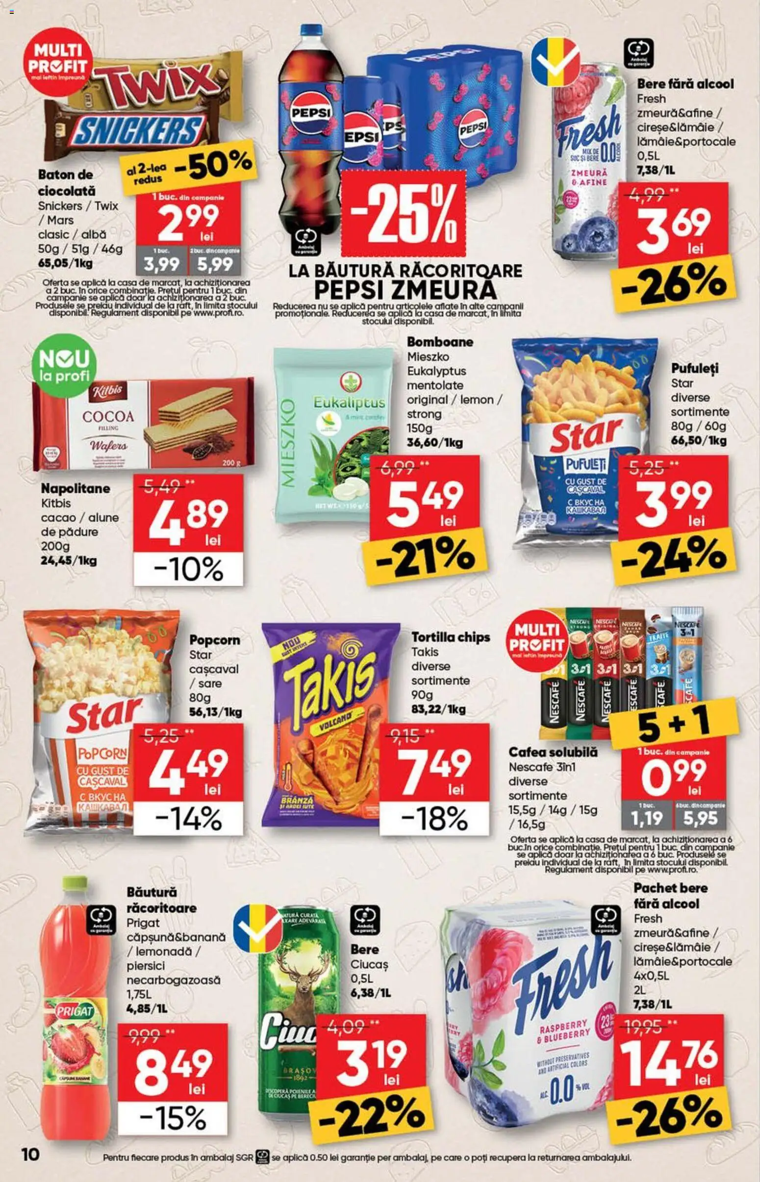 Catalog Profi 27 Mai - 8 Iunie 2026 | Pagina 10 | Produse: Afine, Brânză, Cafea, Cacao