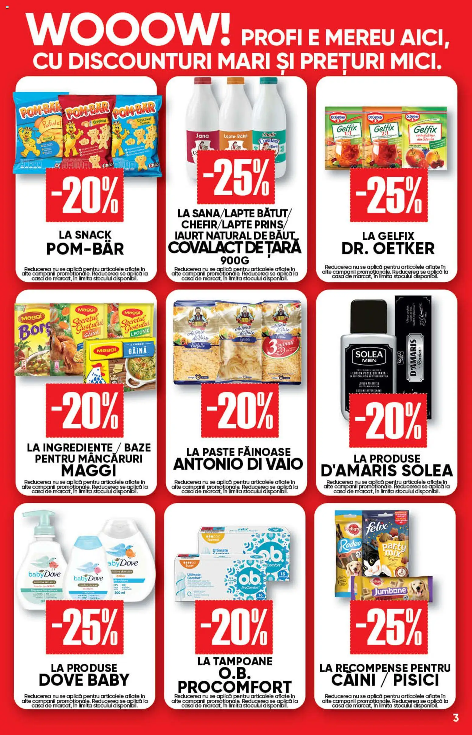 Catalog Profi 27 Mai - 8 Iunie 2026 | Pagina 3 | Produse: Tırnak makası, Borș, Legume, Tampoane