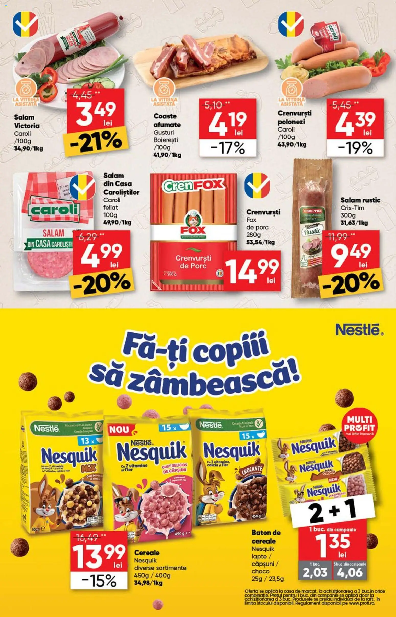 Catalog Profi 27 Mai - 8 Iunie 2026 | Pagina 8 | Produse: Crenvurști, Lapte, Căpșuni, Cereale
