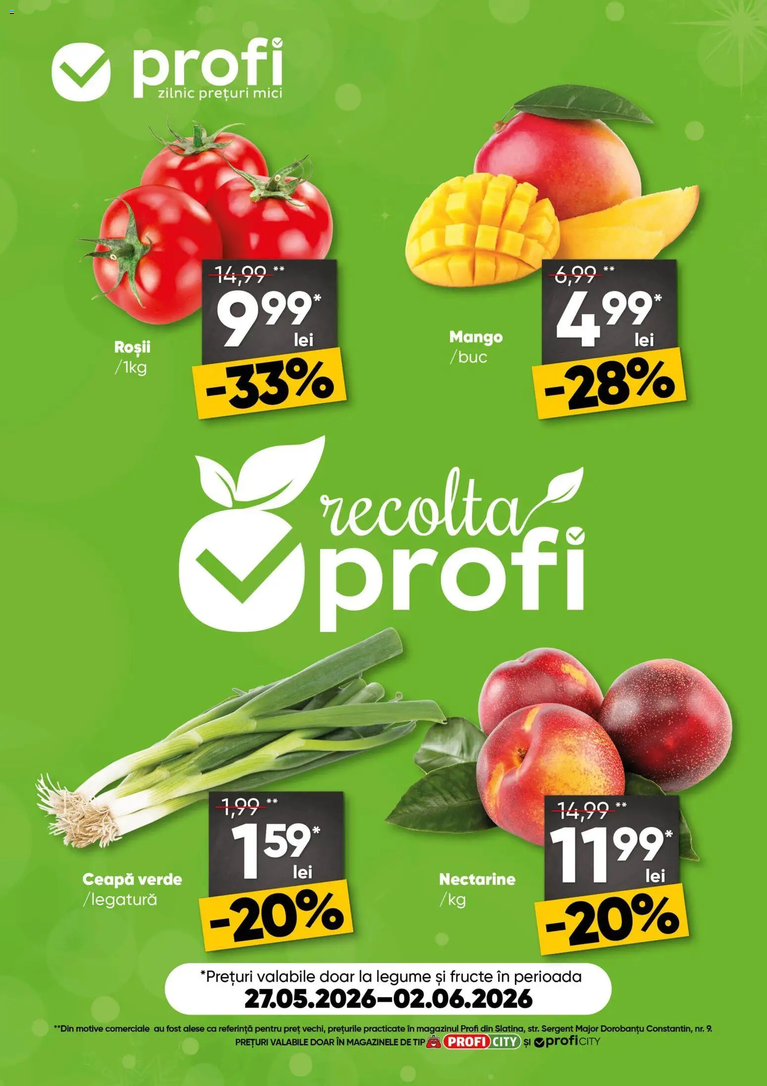 Catalog Profi 27 Mai - 1 Iunie 2026 | Pagina 1 | Produse: Mici, Ceapă, Legume, Fructe