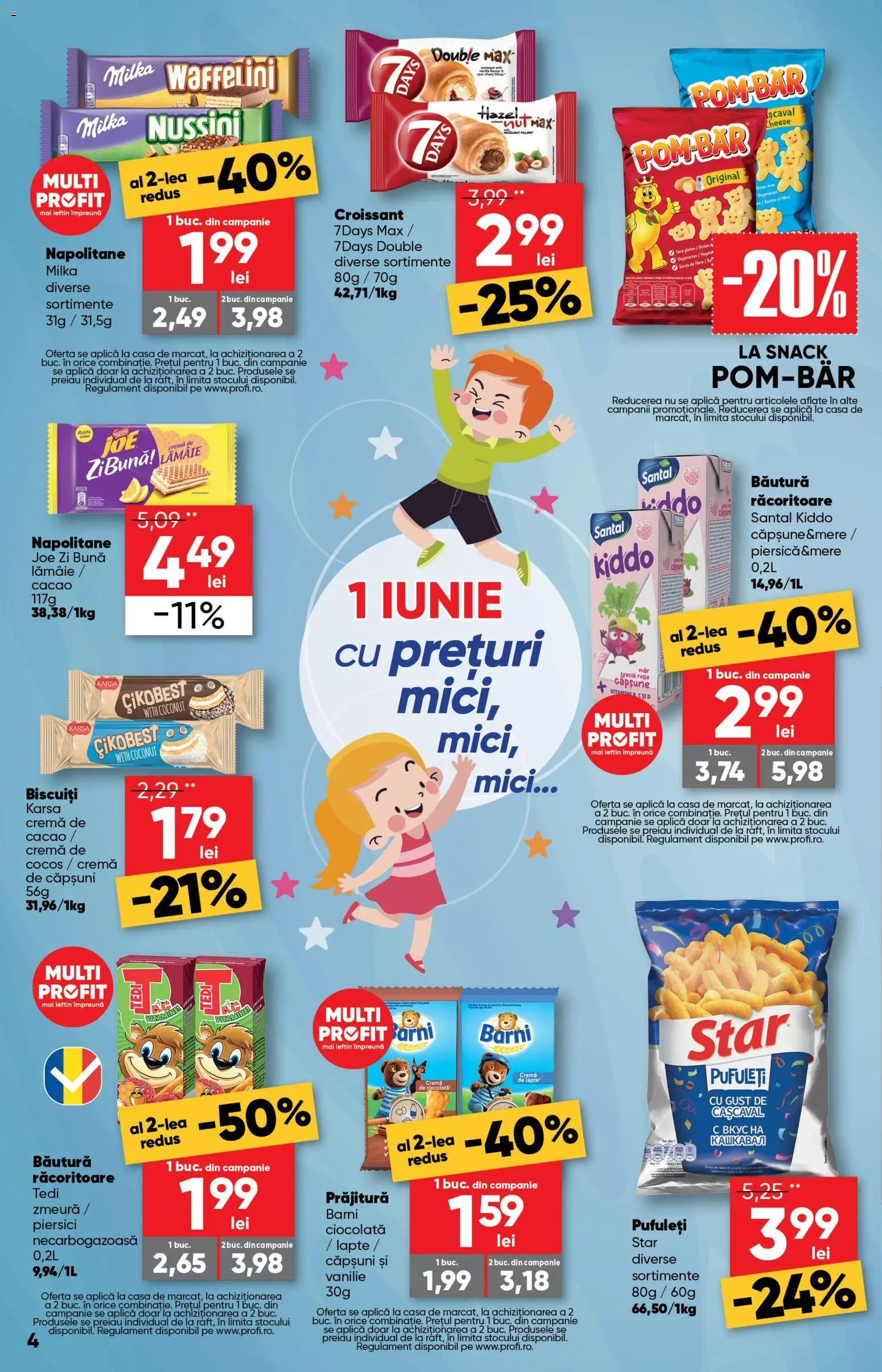 Catalog Profi 27 Mai - 8 Iunie 2026 | Pagina 4 | Produse: Cașcaval, Mici, Ciocolată, Cacao