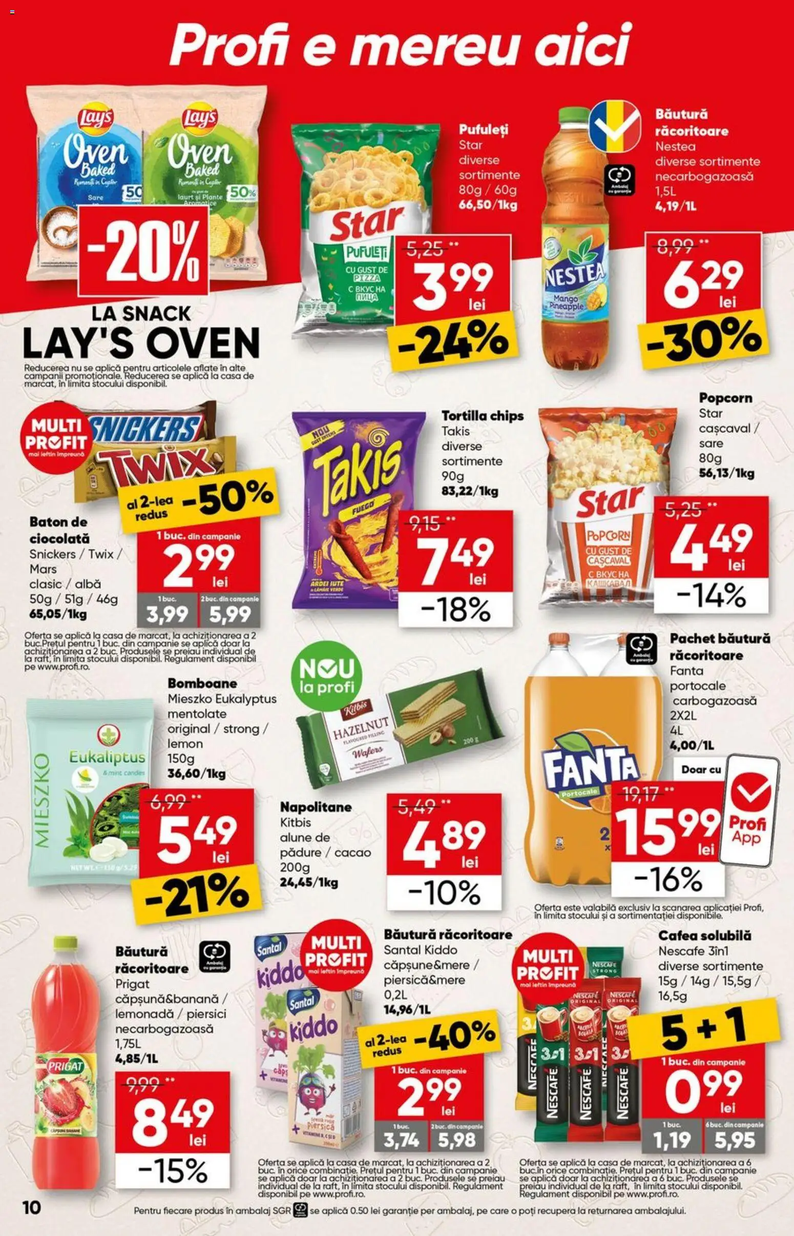 Catalog Profi 27 Mai - 8 Iunie 2026 | Pagina 10 | Produse: Cașcaval, Alune, Pufuleți, Mango