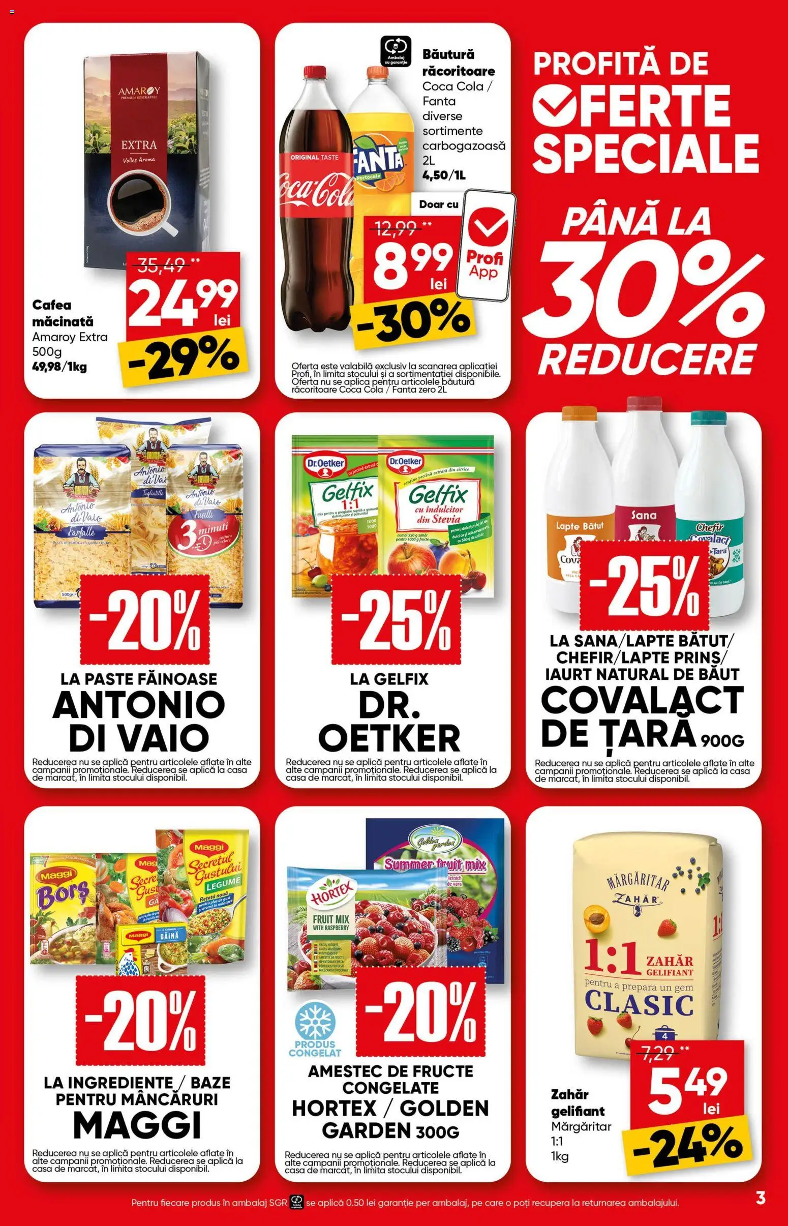 Catalog Profi 27 Mai - 8 Iunie 2026 | Pagina 3 | Produse: Gem, Iaurt, Cafea, Zahăr