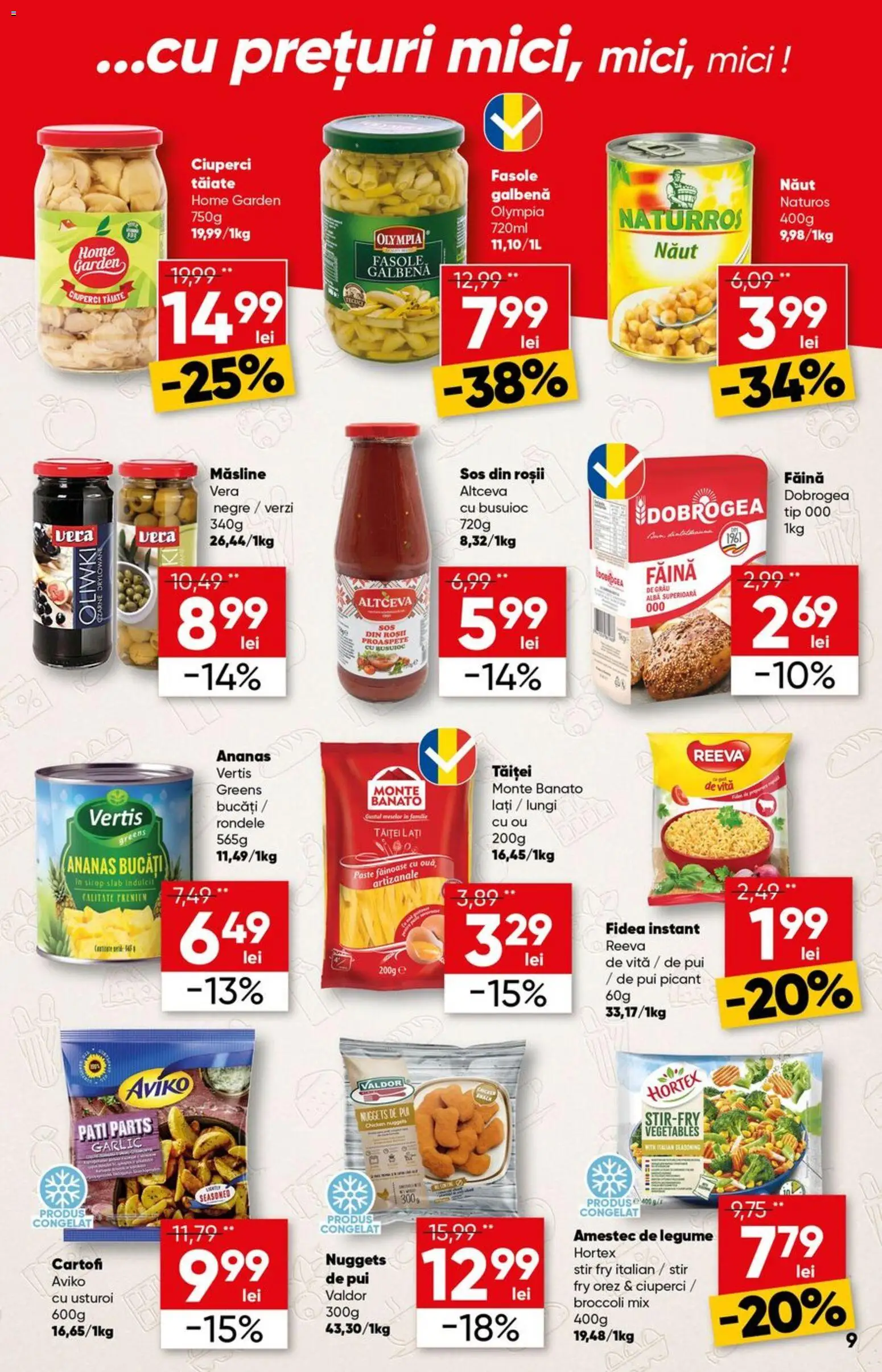 Catalog Profi 27 Mai - 8 Iunie 2026 | Pagina 9 | Produse: Hacıyatmaz Kedi Oyuncağı, Mici, Făină, Usturoi