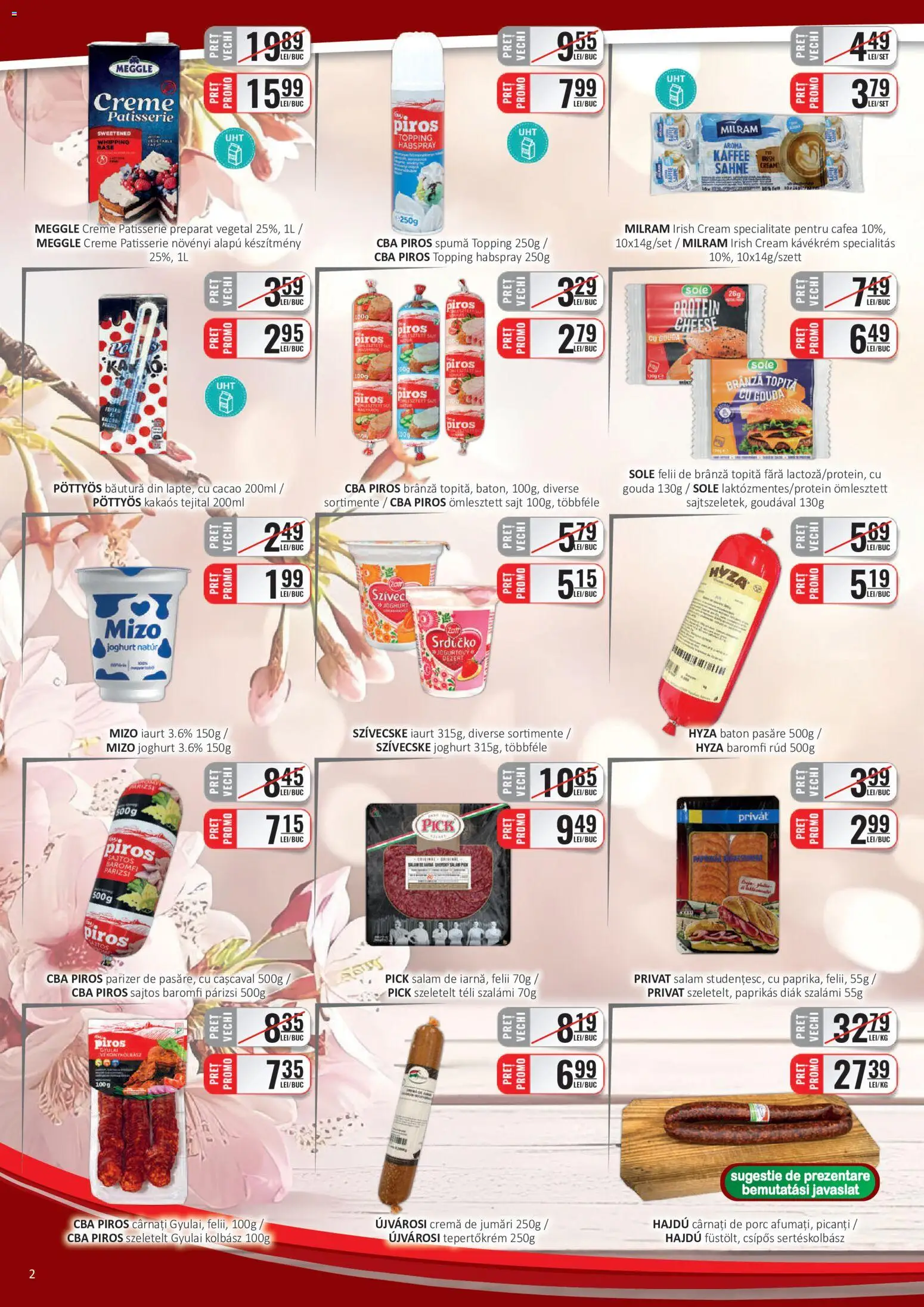 Catalog CBA 1 - 14 Iunie 2026 | Pagina 2 | Produse: Cașcaval, Brânză, Iaurt, Cacao