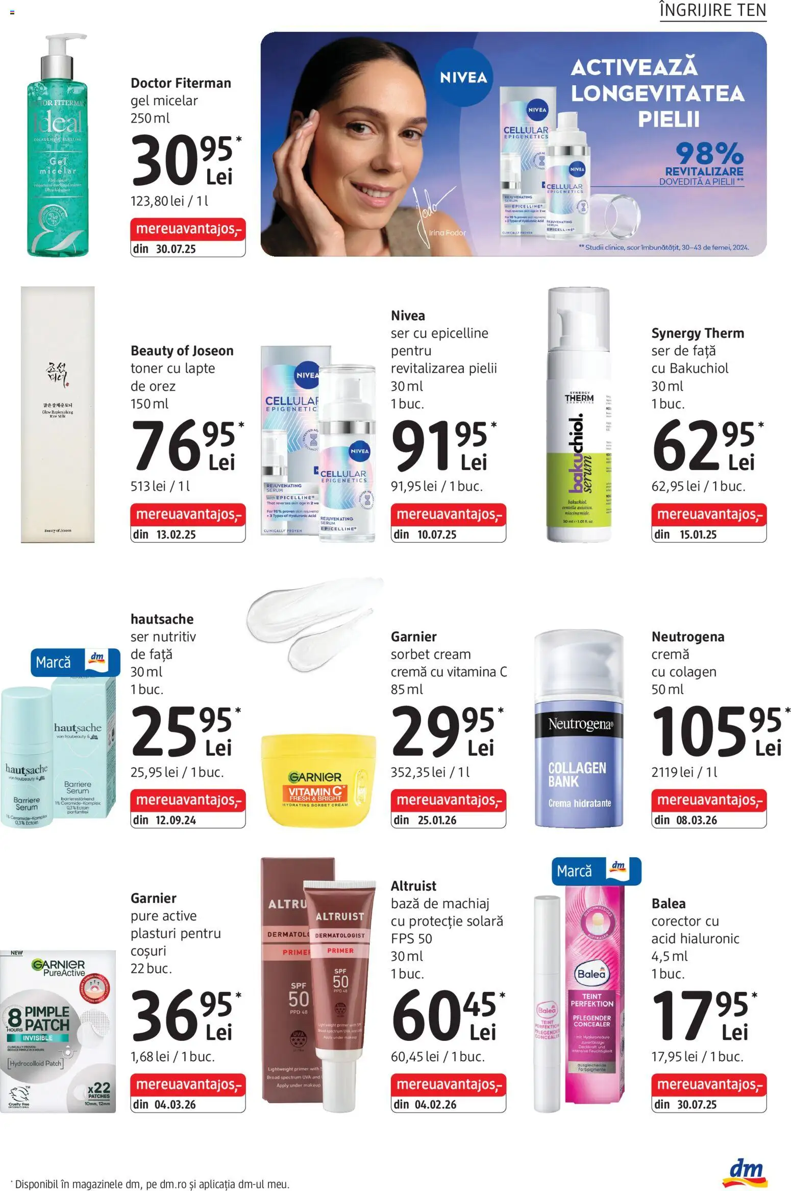 Catalog DM Drogerie Markt 28 Mai - 22 Iunie 2026 | Pagina 11 | Produse: Plasturi, Serum, Bază de machiaj, Machiaj