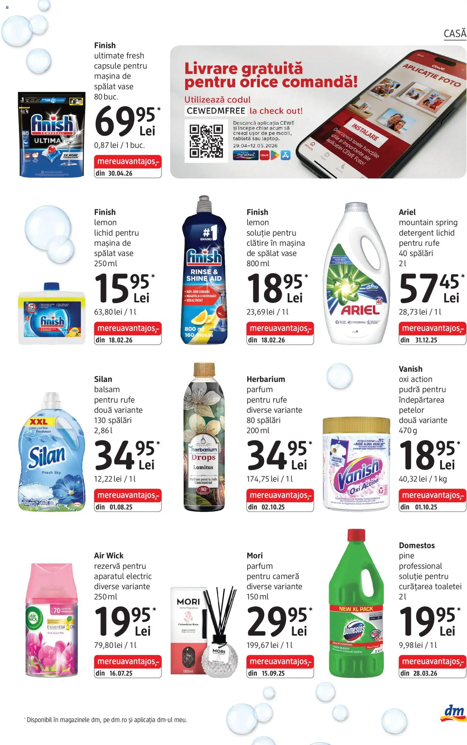 Catalog DM Drogerie Markt 28 Mai - 22 Iunie 2026 | Pagina 21 | Produse: Cameră, Parfum, Detergent, Capsule pentru mașina de spălat