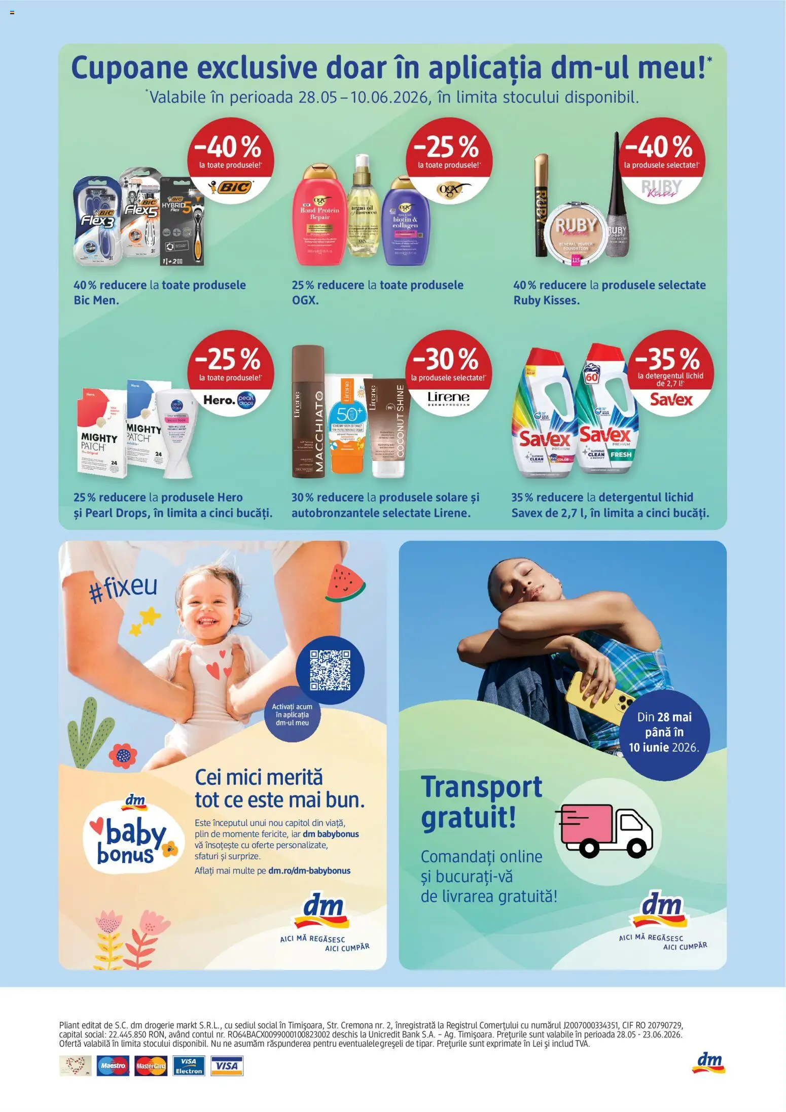 Catalog DM Drogerie Markt 28 Mai - 22 Iunie 2026 | Pagina 24 | Produse: Pomelo, Mici, Detergent