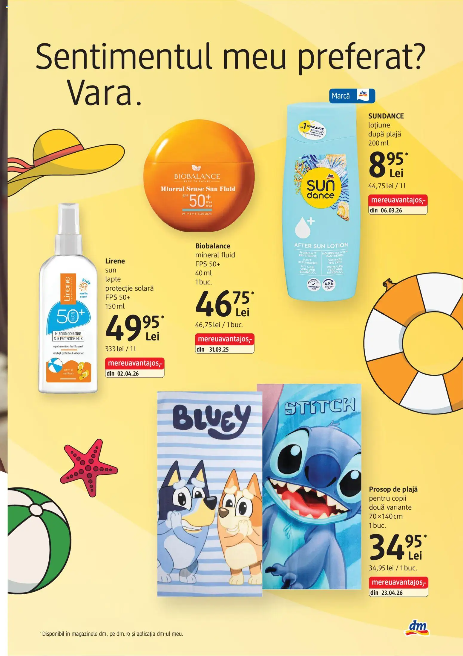Catalog DM Drogerie Markt 28 Mai - 22 Iunie 2026 | Pagina 3 | Produse: Aloe vera, Lapte, Protecție solară, Loțiune după plajă