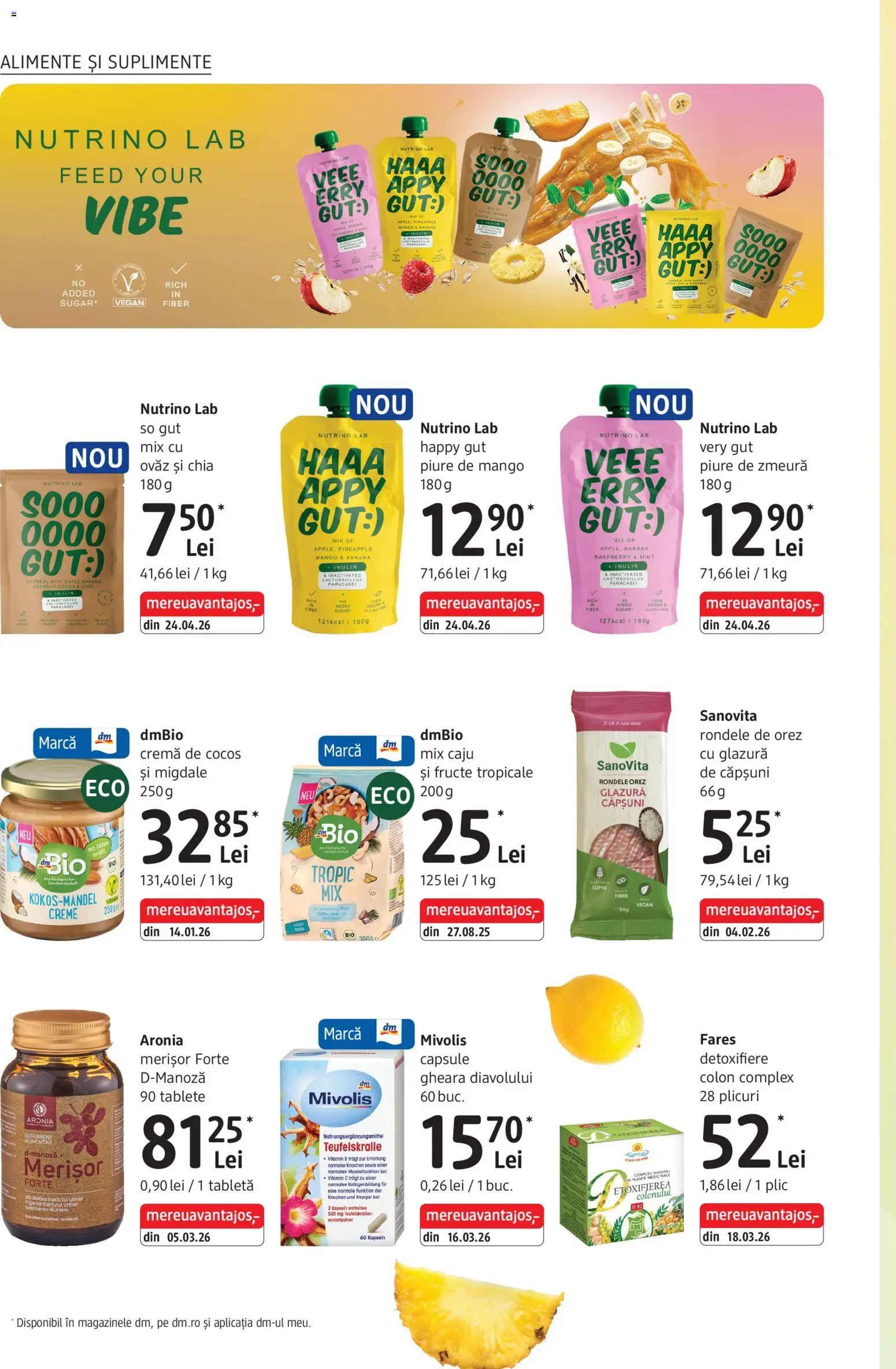 Catalog DM Drogerie Markt 28 Mai - 22 Iunie 2026 | Pagina 6 | Produse: Zmeură, Tabletă, Orez, Caju