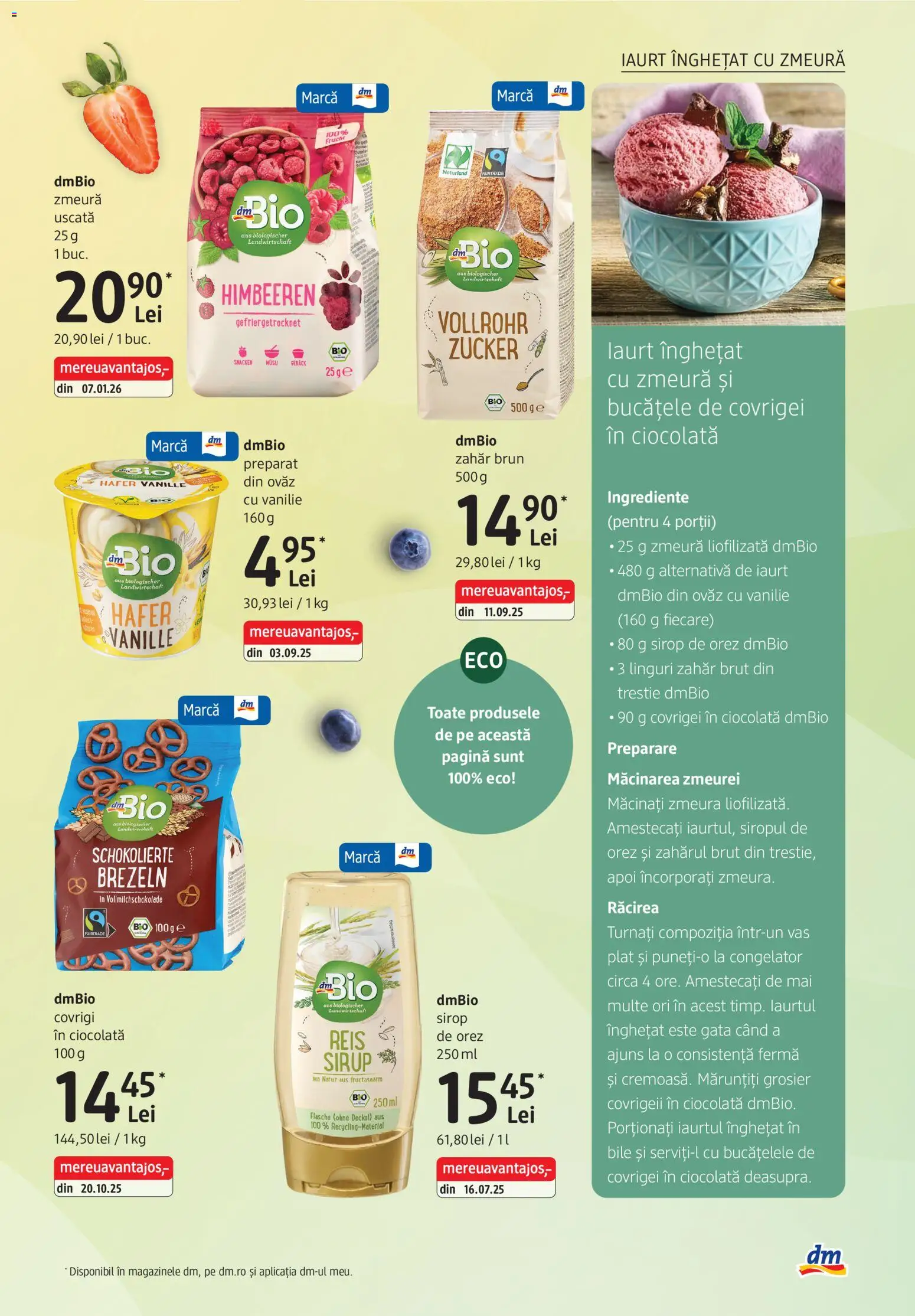 Catalog DM Drogerie Markt 28 Mai - 22 Iunie 2026 | Pagina 7 | Produse: Şerit ödül, Covrigei, Iaurt, Sirop