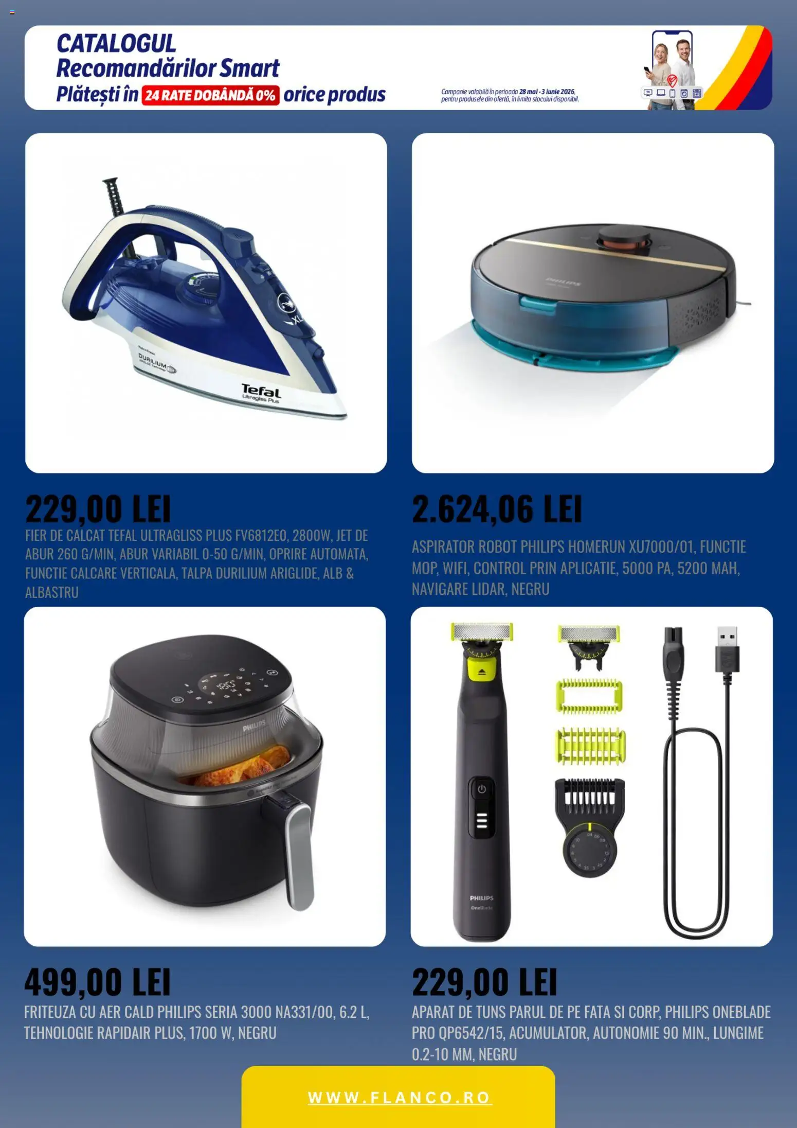 Catalog Flanco 28 Mai - 2 Iunie 2026 | Pagina 5 | Produse: Aspirator robot, Aspirator, Friteuză, Navigare