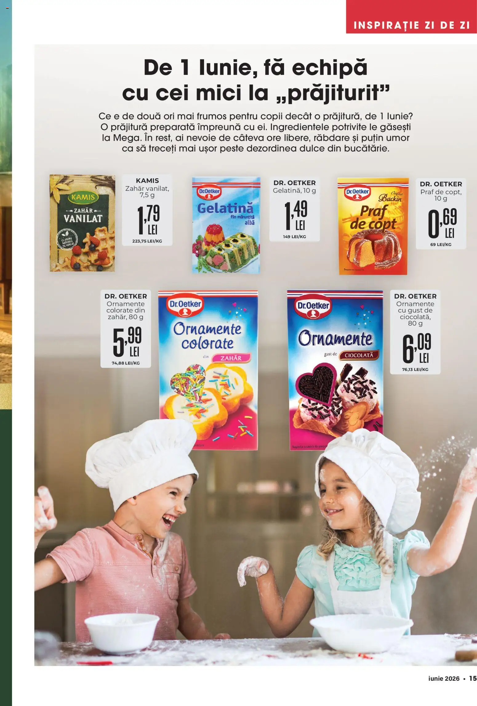 Catalog Mega Image 28 Mai - 29 Iunie 2026 | Pagina 15 | Produse: Mici, Prăjitură, Pește, Zahăr