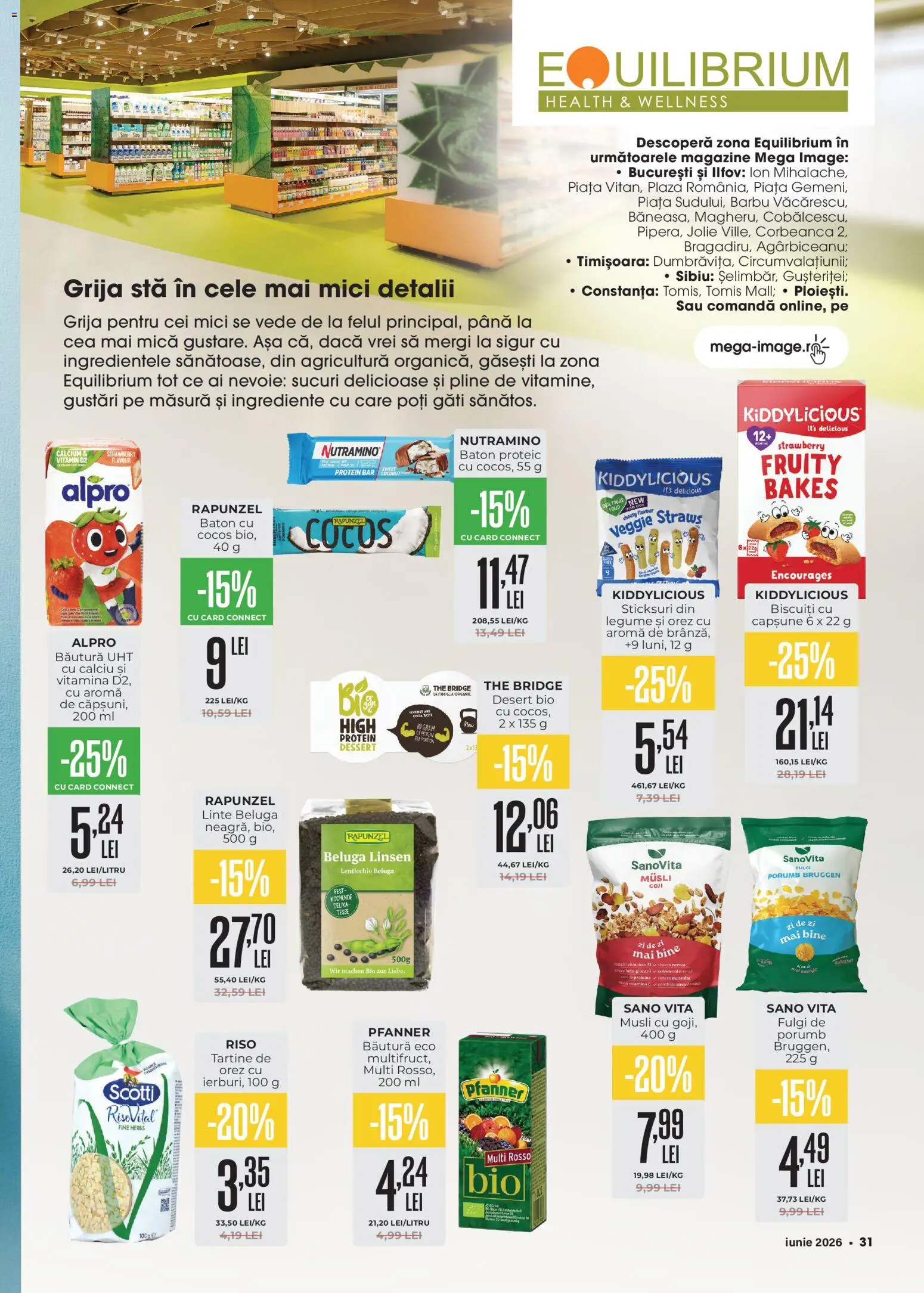 Catalog Mega Image 28 Mai - 29 Iunie 2026 | Pagina 31 | Produse: Masaüstü kılıfı, Vitrină, Sticksuri, Porumb