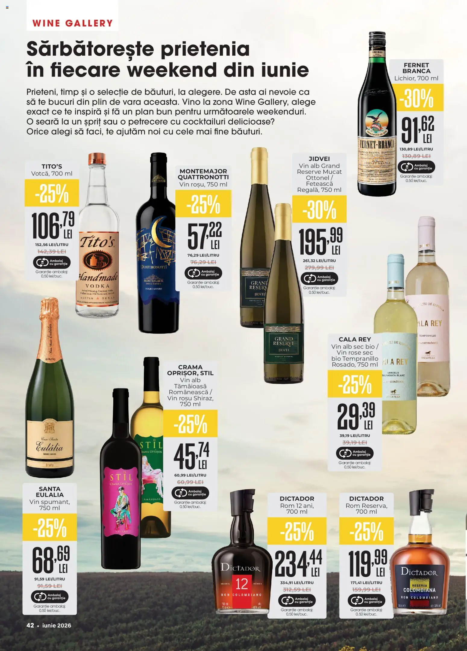 Catalog Mega Image 28 Mai - 29 Iunie 2026 | Pagina 42 | Produse: Şerit ödül, Vin, Rom, Vodka