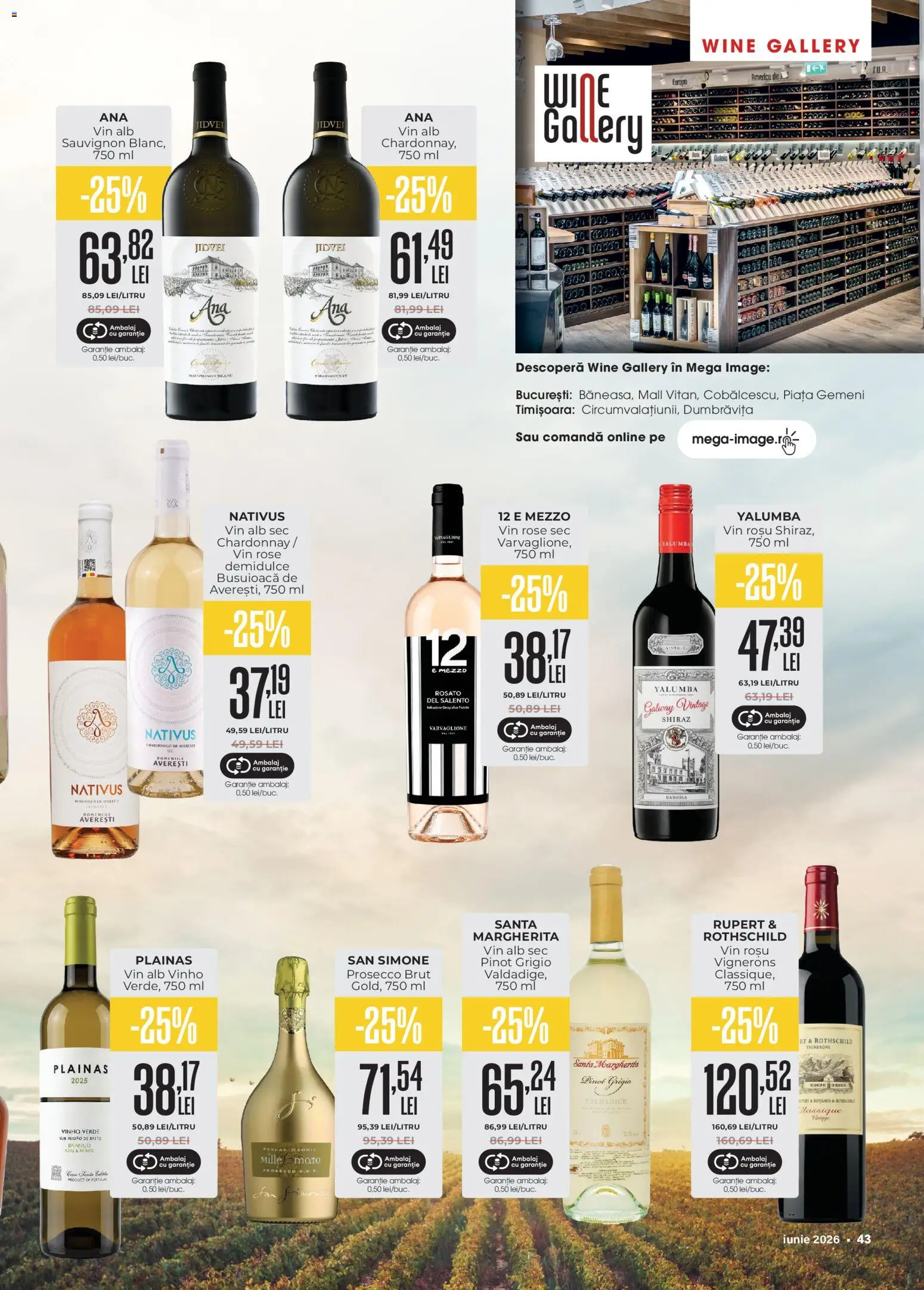 Catalog Mega Image 28 Mai - 29 Iunie 2026 | Pagina 43 | Produse: Prosecco, Vin