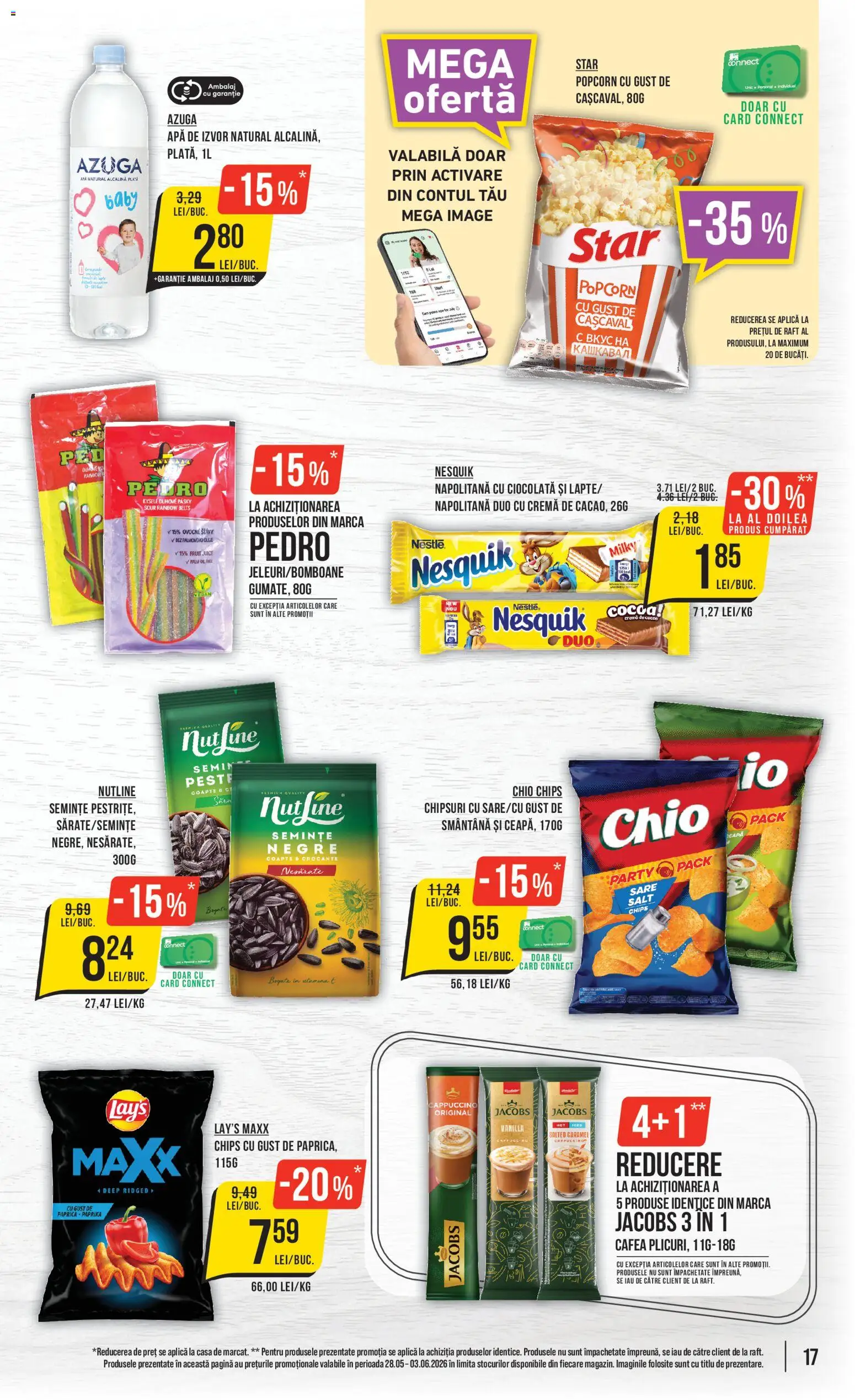Catalog Mega Image 28 Mai - 2 Iunie 2026 | Pagina 17 | Produse: Raft, Semințe, Cacao, Sare