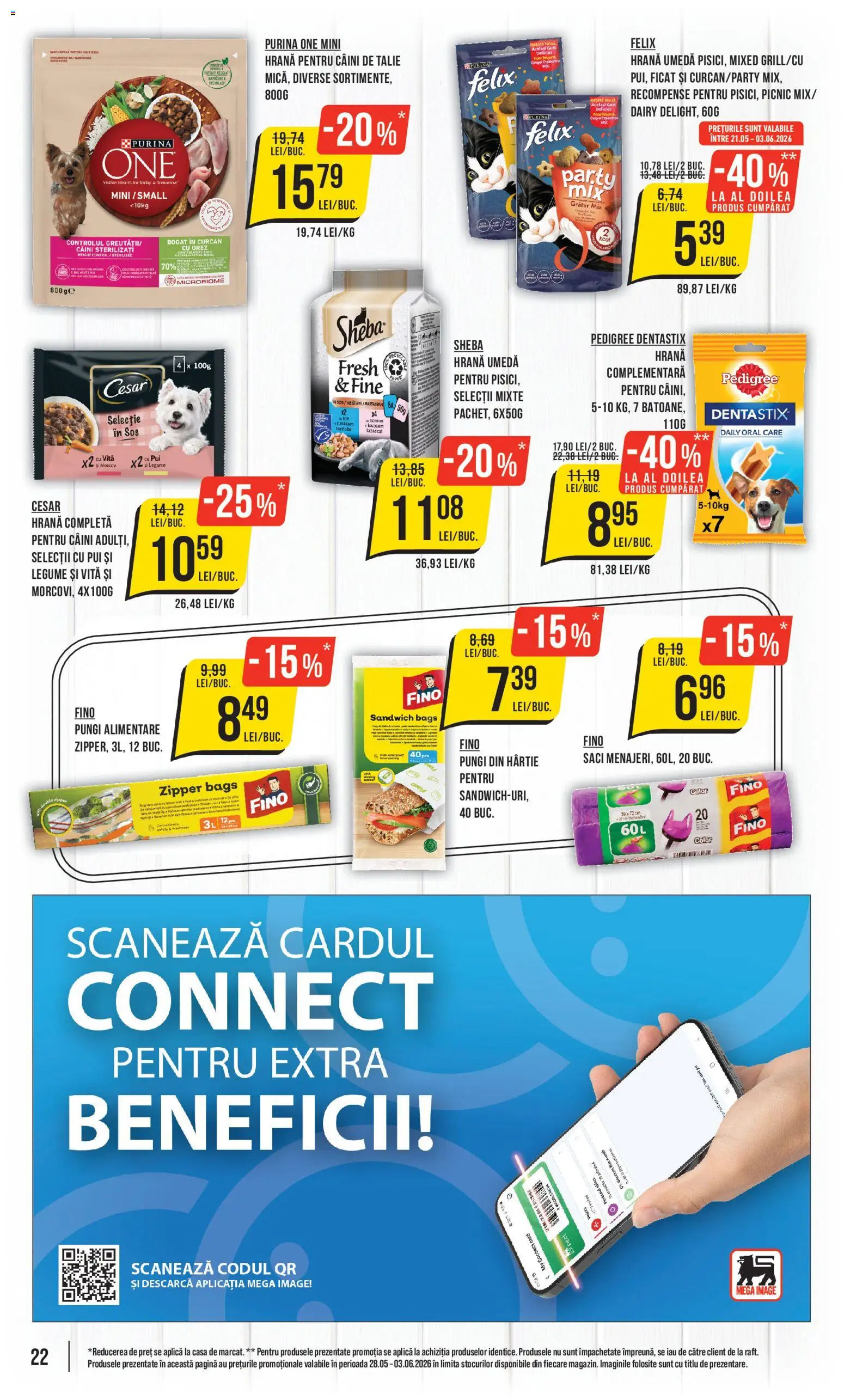 Catalog Mega Image 28 Mai - 2 Iunie 2026 | Pagina 22 | Produse: Hrană pentru câini, Grătar, Legume, Sos