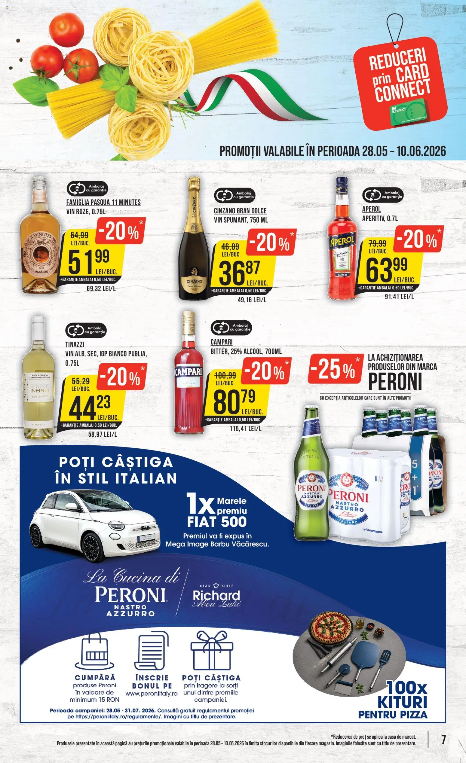 Catalog Mega Image 28 Mai - 2 Iunie 2026 | Pagina 7 | Produse: Pizza, Vin, Aperol