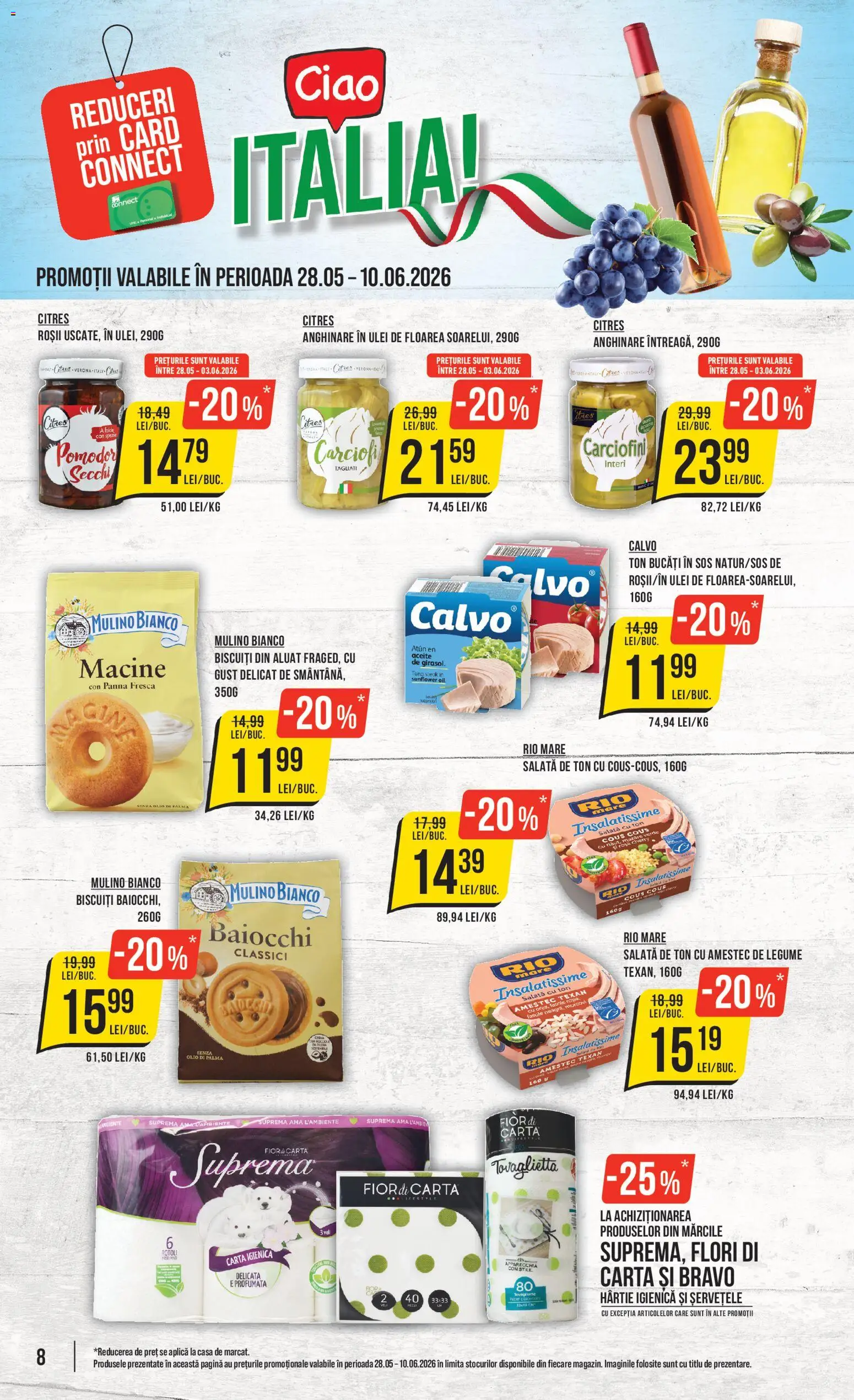 Catalog Mega Image 28 Mai - 2 Iunie 2026 | Pagina 8 | Produse: Ulei, Biscuiți, Legume, Sos