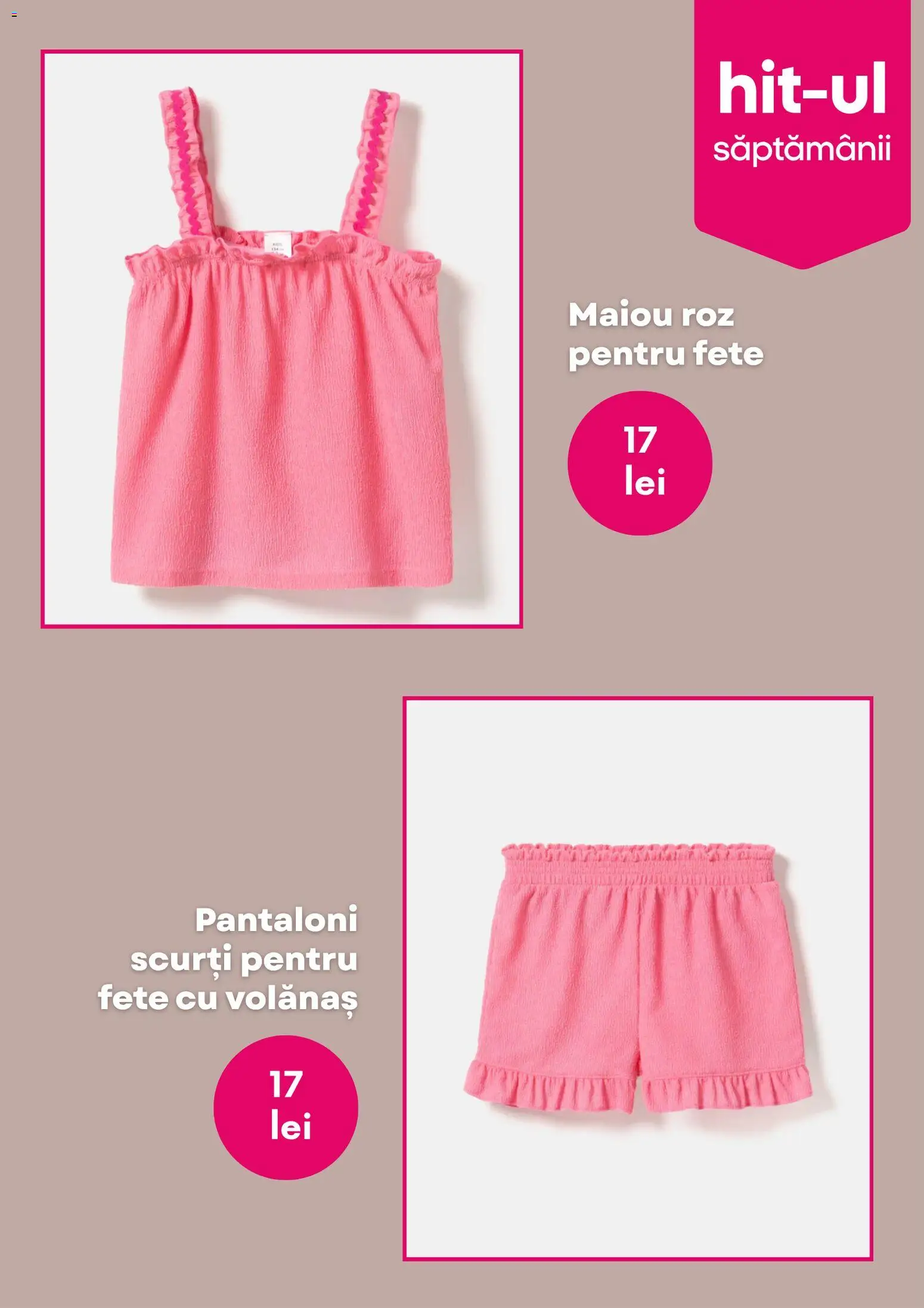 Catalog Pepco 28 Mai - 2 Iunie 2026 | Pagina 2 | Produse: Maiou, Pantaloni, Pantaloni scurți