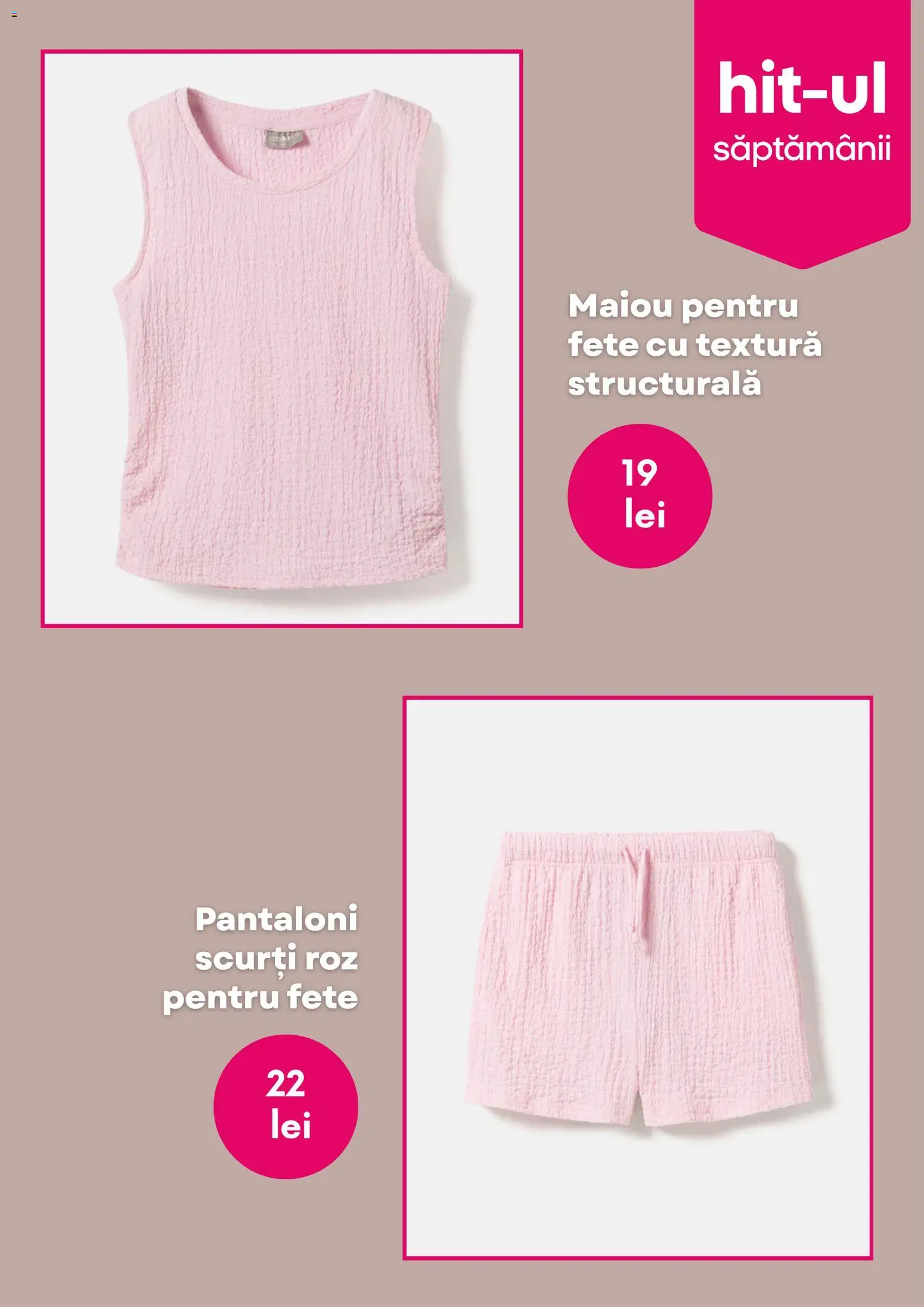 Catalog Pepco 28 Mai - 2 Iunie 2026 | Pagina 3 | Produse: Maiou, Pantaloni, Pantaloni scurți