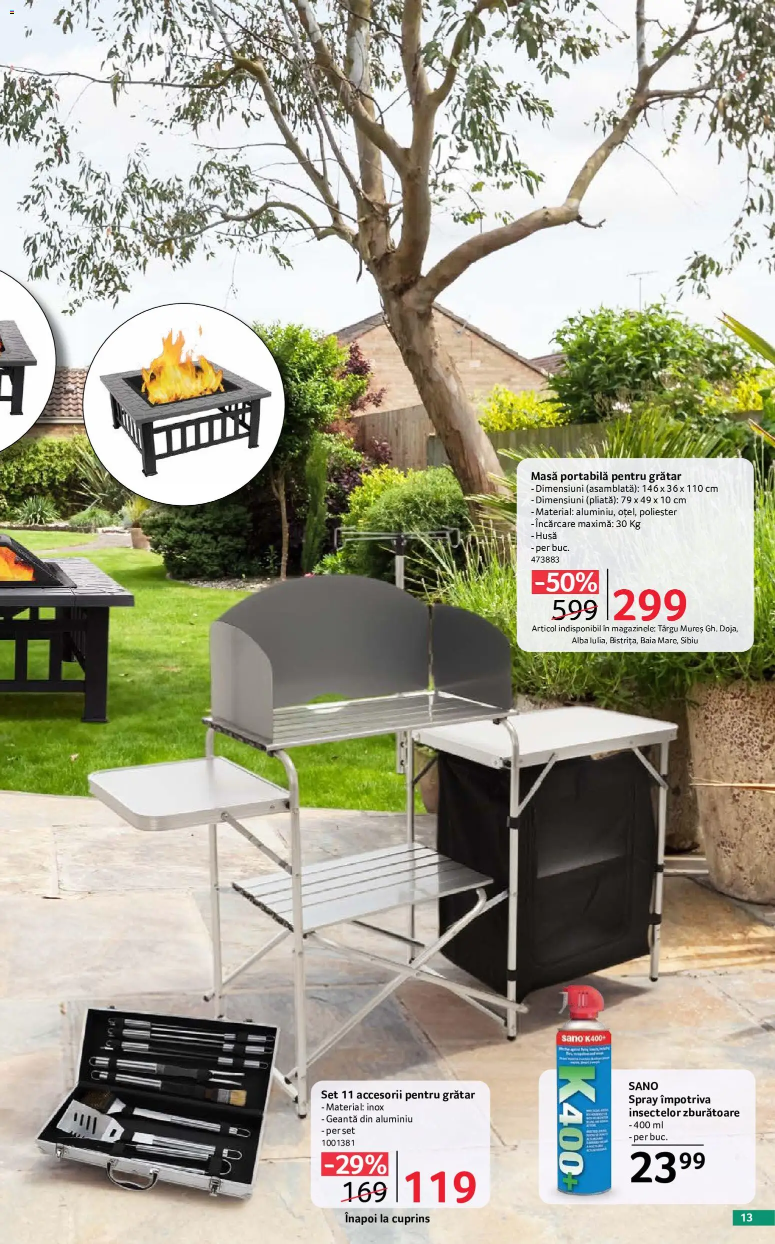 Catalog Selgros 29 Mai - 24 Iunie 2026 | Pagina 13 | Produse: Geantă, Grătar, Masă