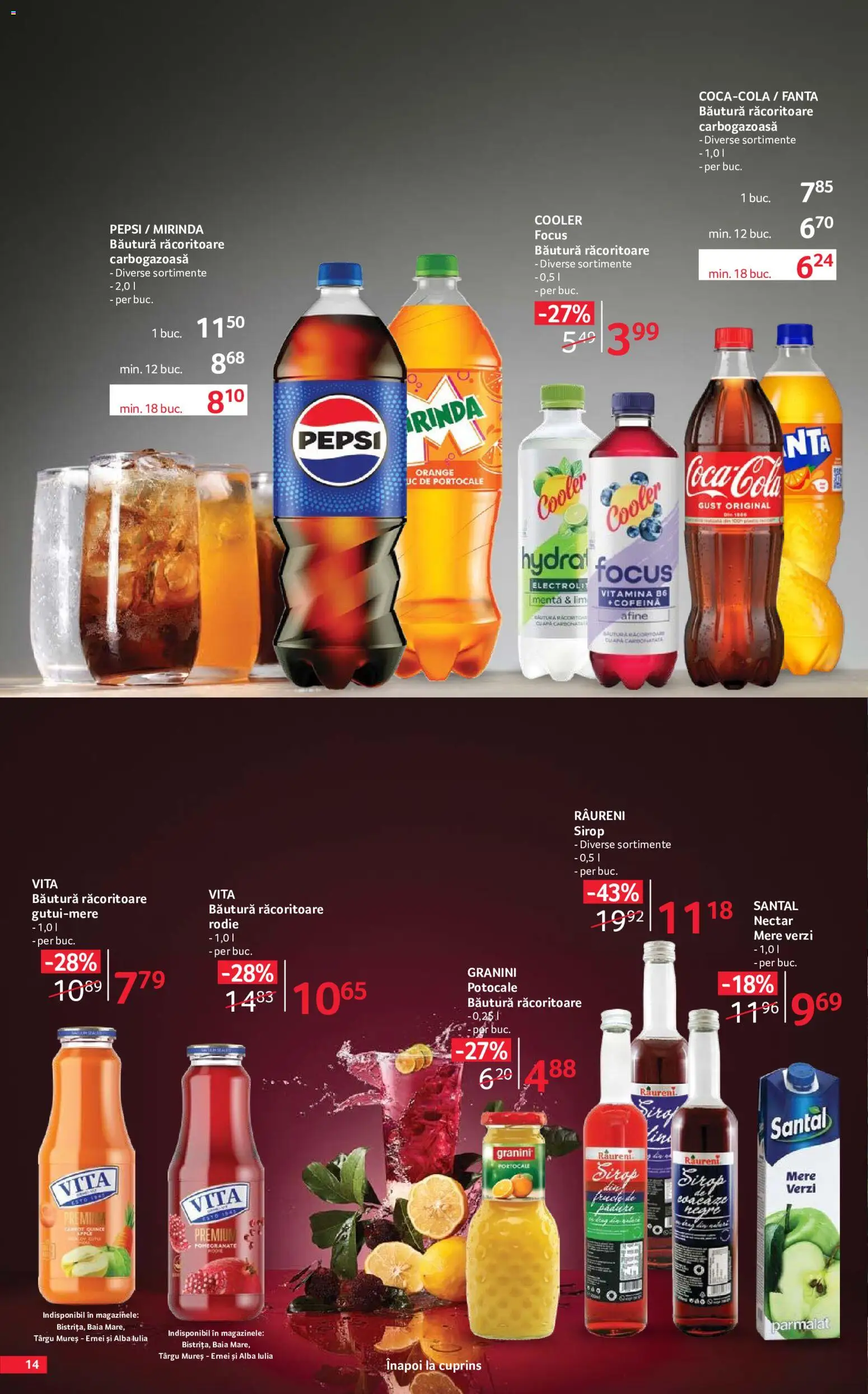 Catalog Selgros 29 Mai - 24 Iunie 2026 | Pagina 14 | Produse: Afine, Mere, Portocale, Sirop