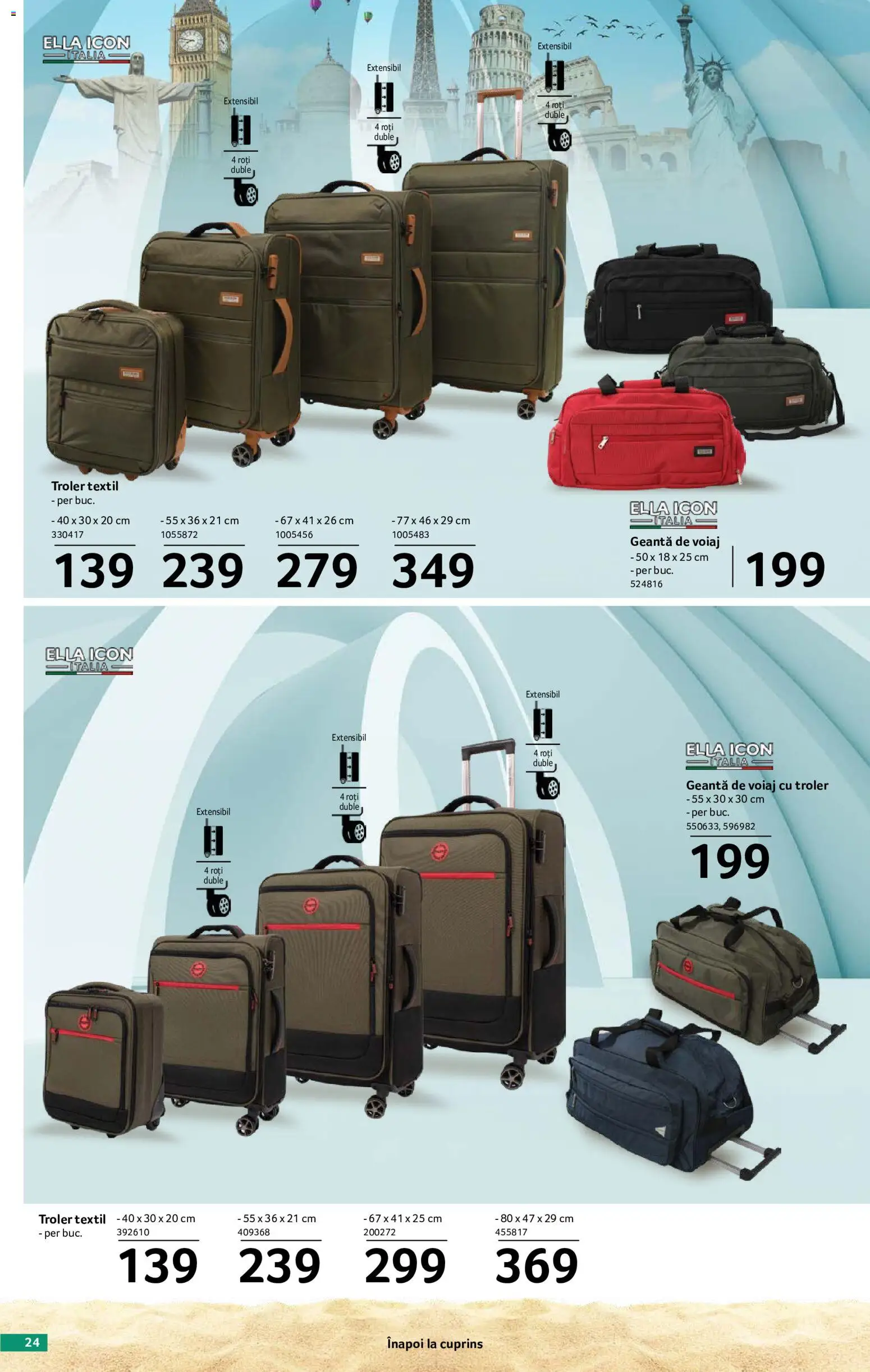 Catalog Selgros 29 Mai - 24 Iunie 2026 | Pagina 24 | Produse: Geantă de voiaj, Geantă