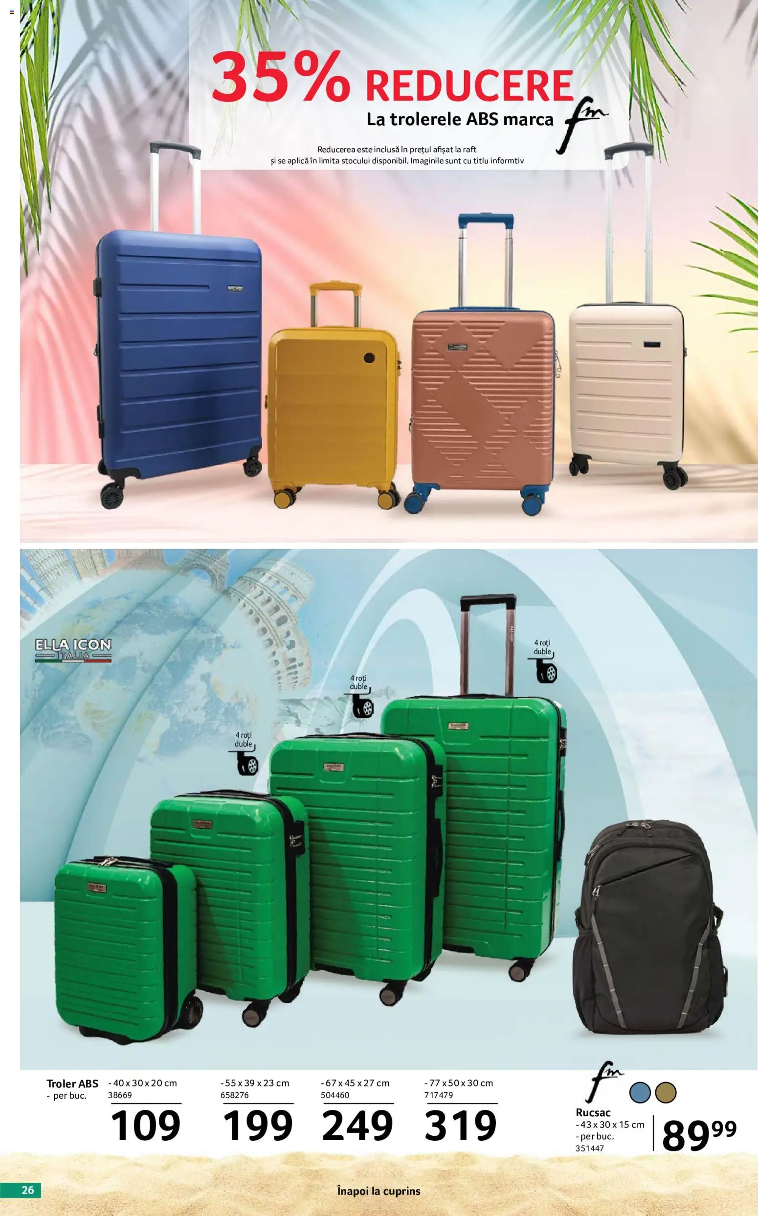 Catalog Selgros 29 Mai - 24 Iunie 2026 | Pagina 26 | Produse: Raft, Rucsac