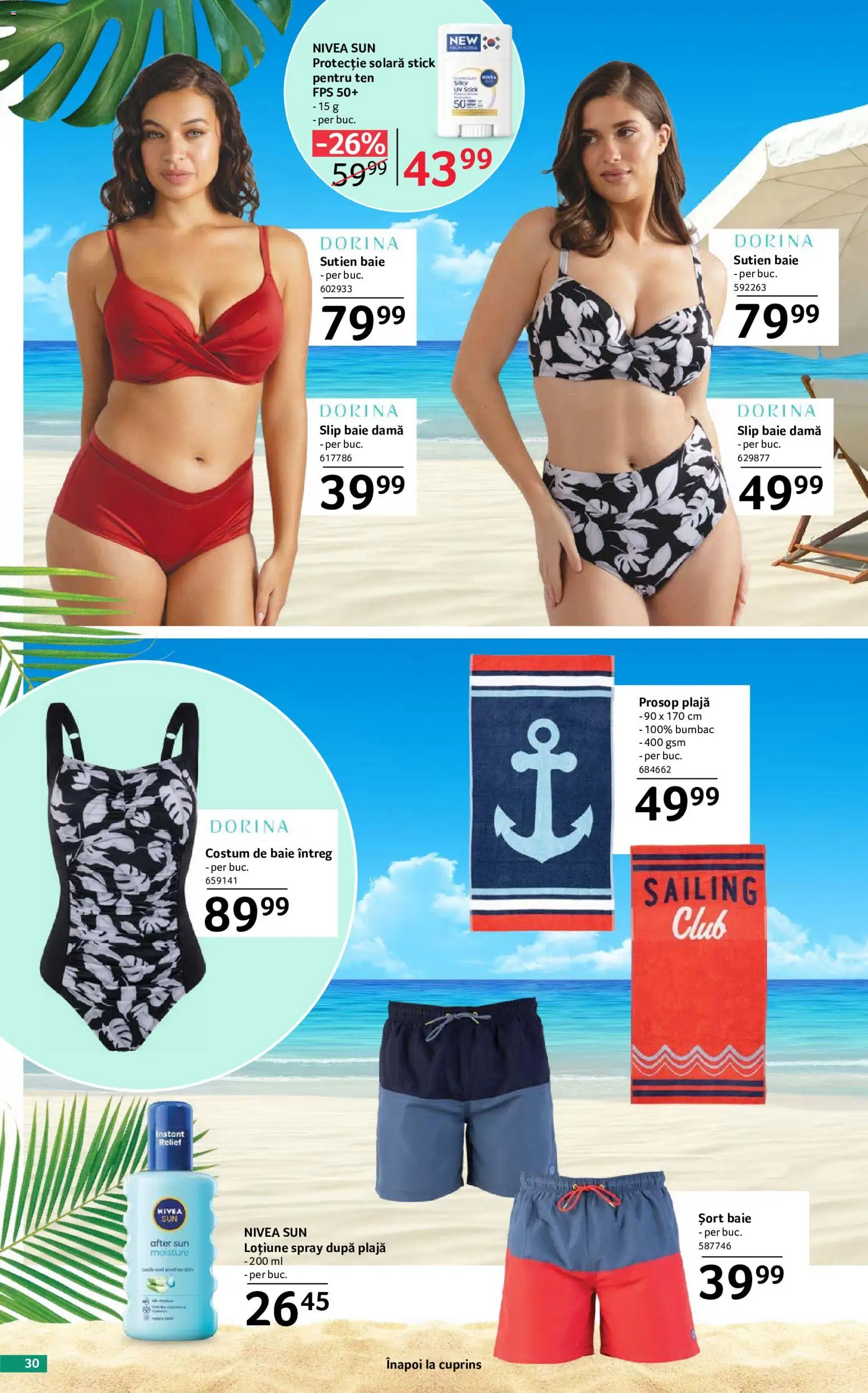 Catalog Selgros 29 Mai - 24 Iunie 2026 | Pagina 30 | Produse: Șort, Sutien, Costum de baie, Costum