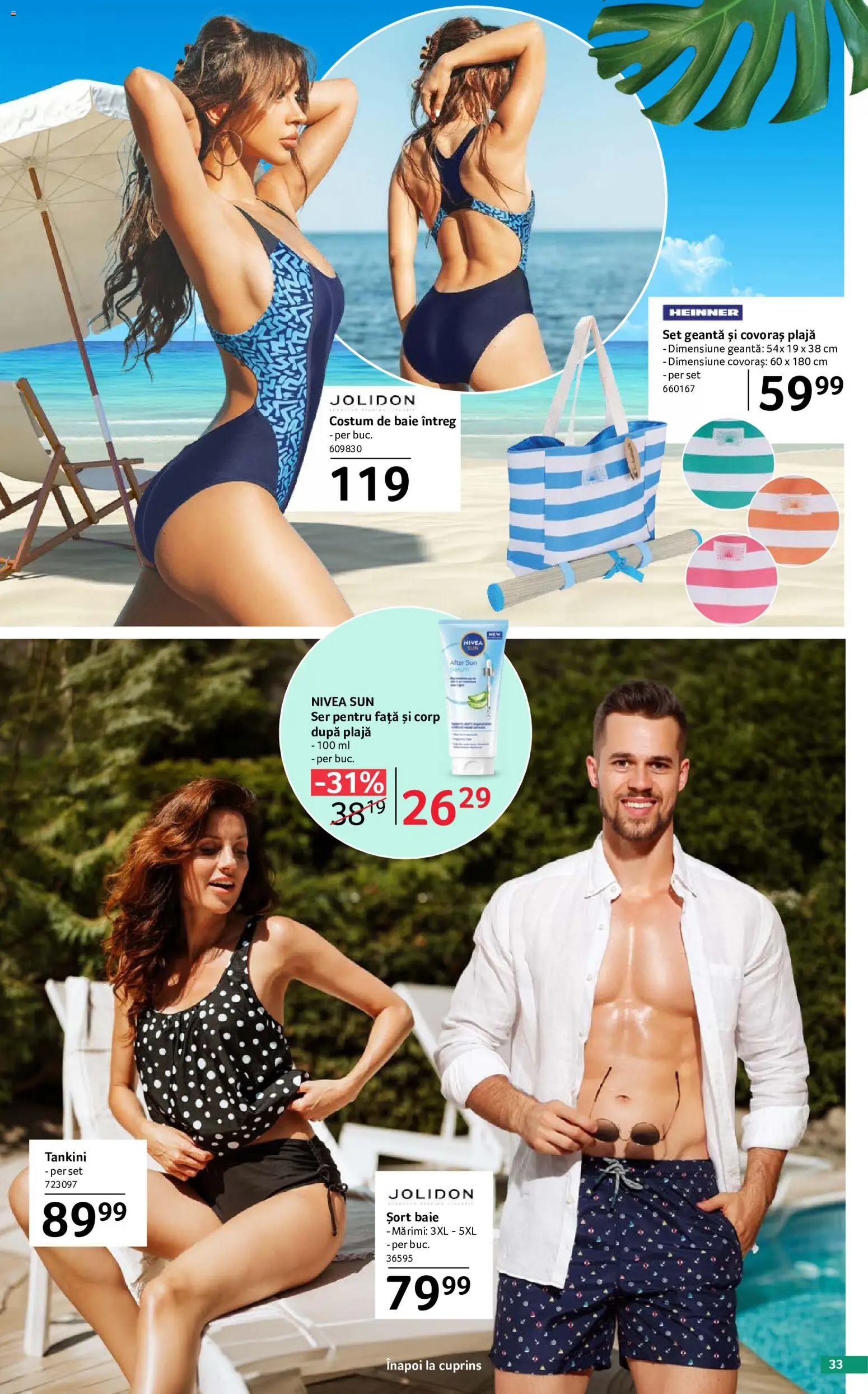 Catalog Selgros 29 Mai - 24 Iunie 2026 | Pagina 33 | Produse: Serum, Geantă, Costum de baie, Costum