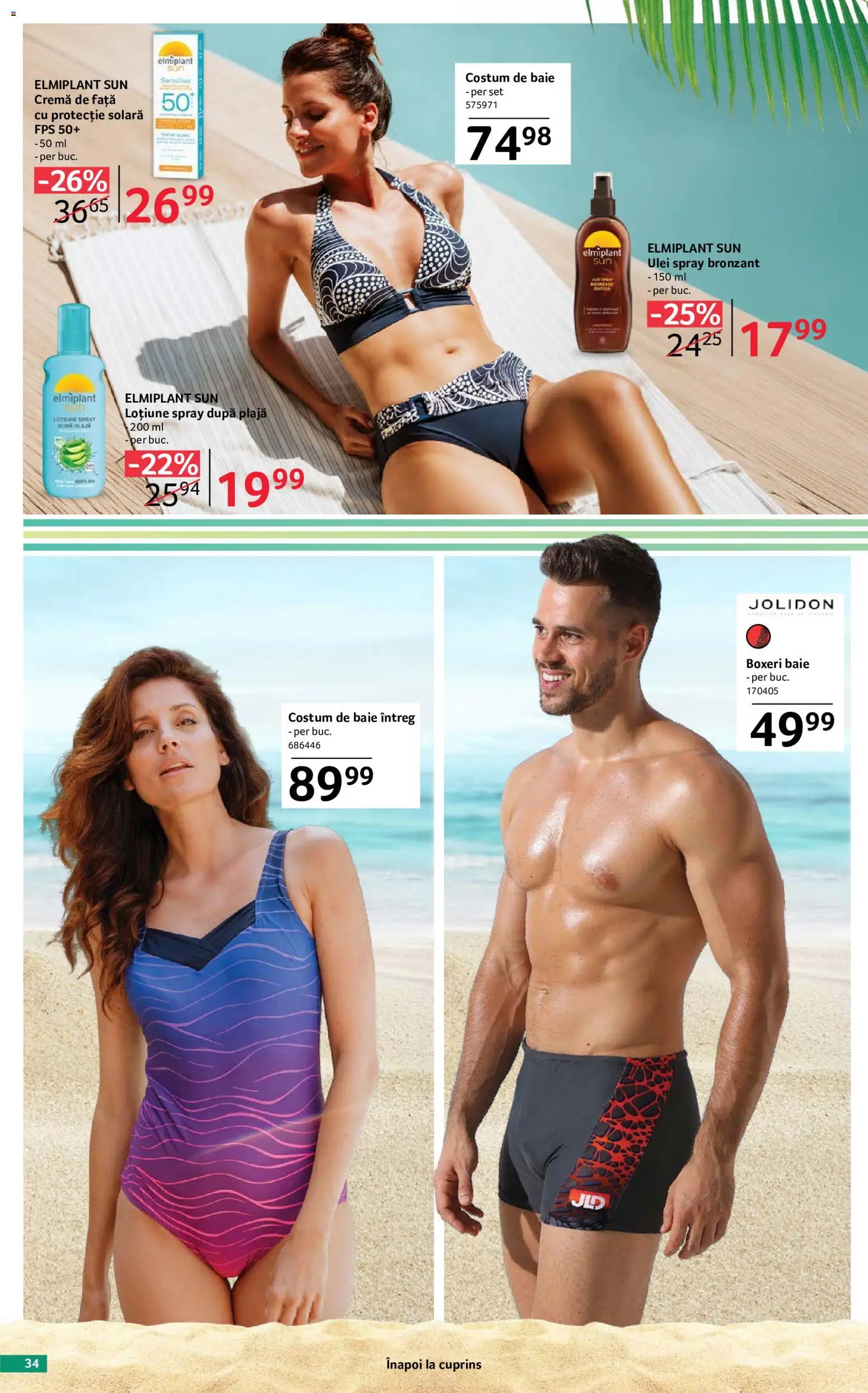 Catalog Selgros 29 Mai - 24 Iunie 2026 | Pagina 34 | Produse: Ulei, Protecție solară, Costum, Boxeri
