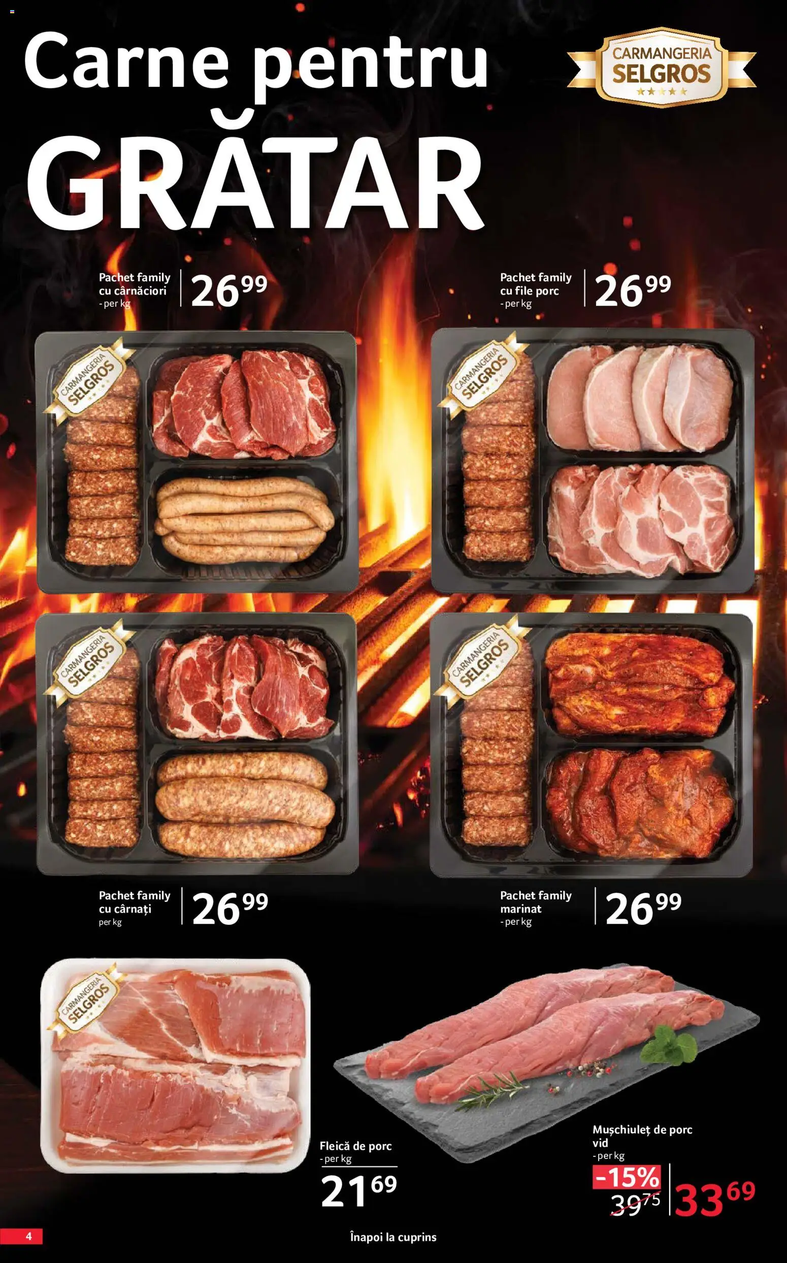 Catalog Selgros 29 Mai - 24 Iunie 2026 | Pagina 4 | Produse: Grătar, Fleică, Cârnați