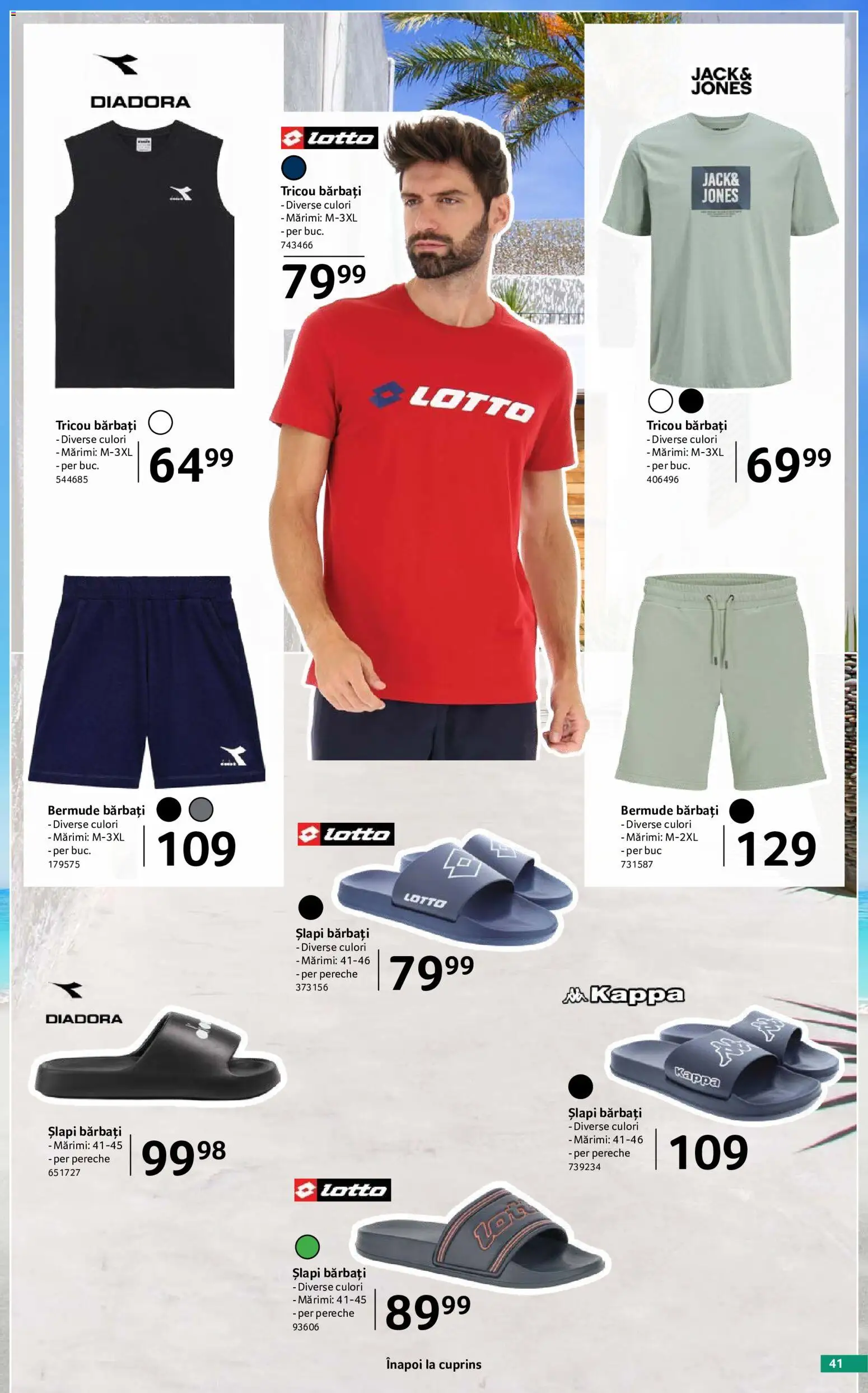 Catalog Selgros 29 Mai - 24 Iunie 2026 | Pagina 41 | Produse: Tricou, Șlapi
