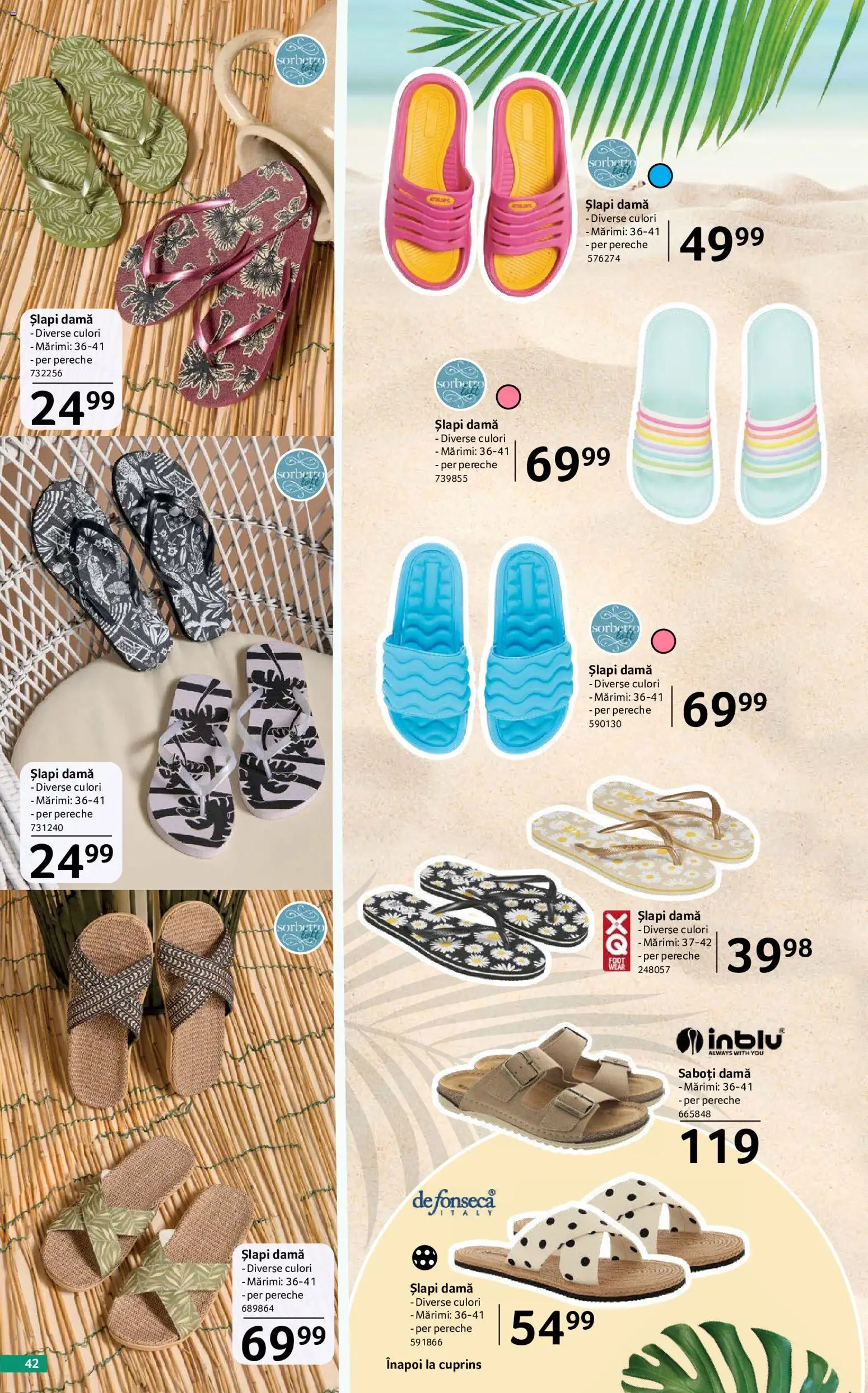 Catalog Selgros 29 Mai - 24 Iunie 2026 | Pagina 42 | Produse: Șlapi
