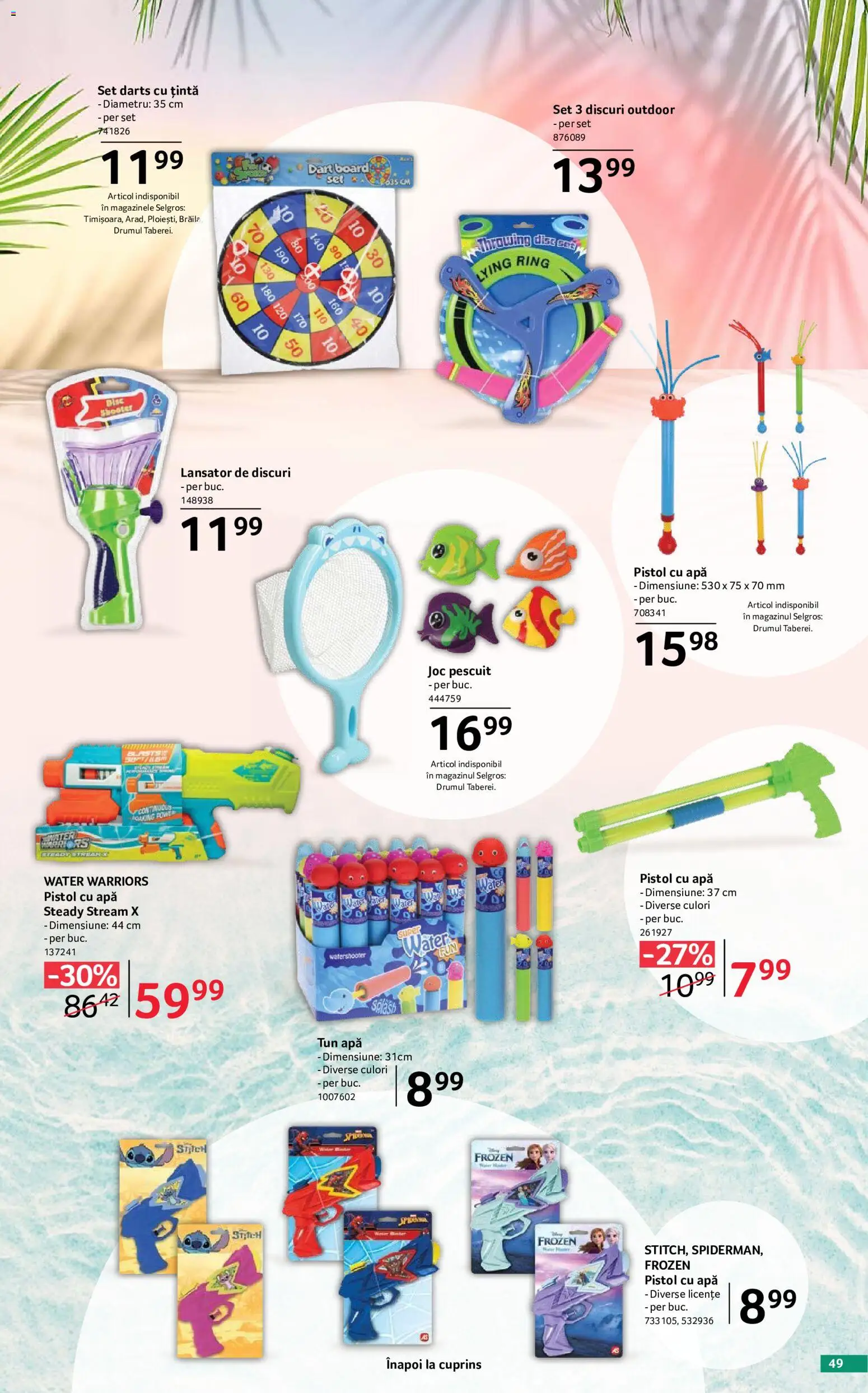 Catalog Selgros 29 Mai - 24 Iunie 2026 | Pagina 49 | Produse: Joc, Disc, Sobă, Apă