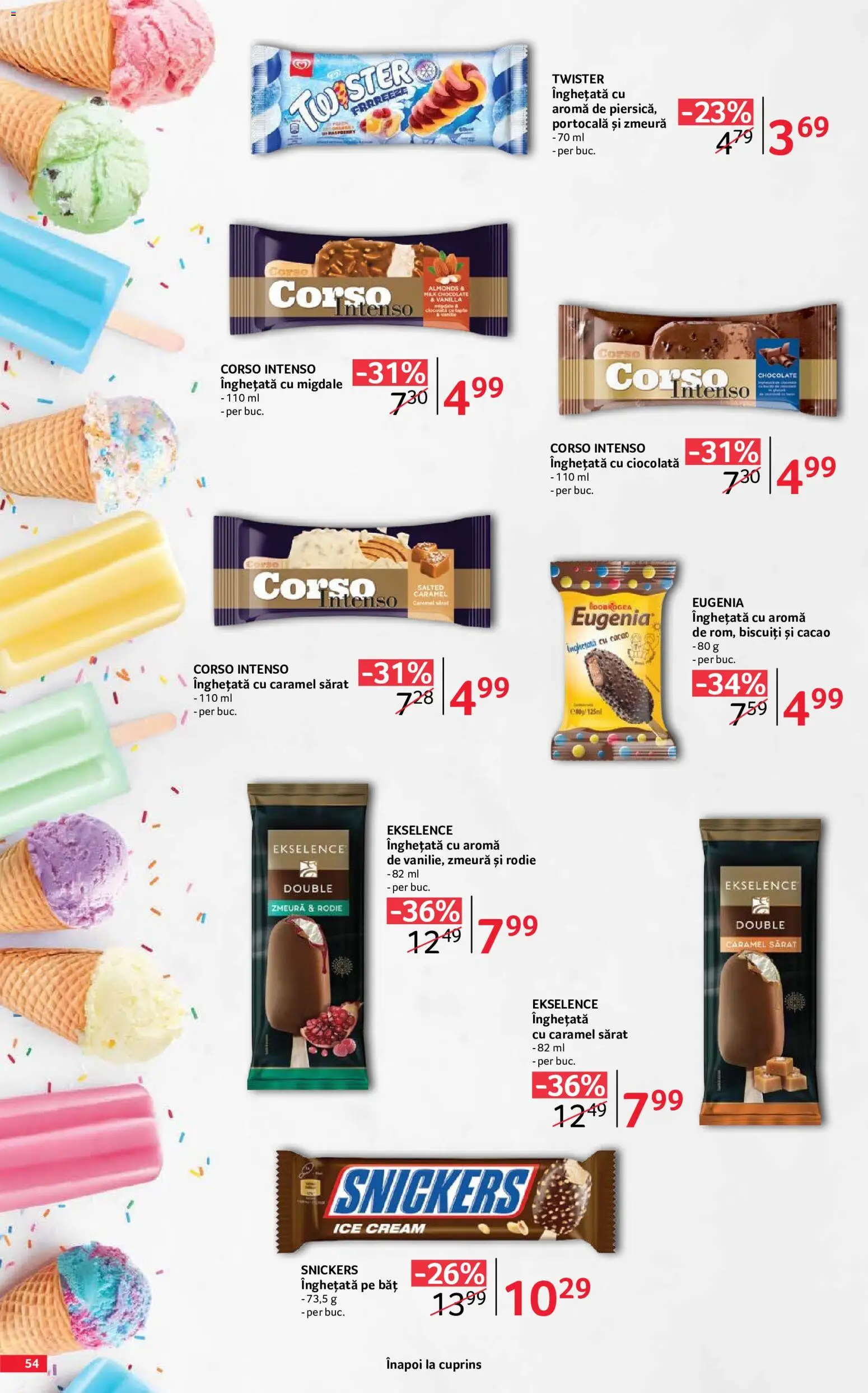 Catalog Selgros 29 Mai - 24 Iunie 2026 | Pagina 54 | Produse: Zmeură, Migdale, Cacao, Biscuiți