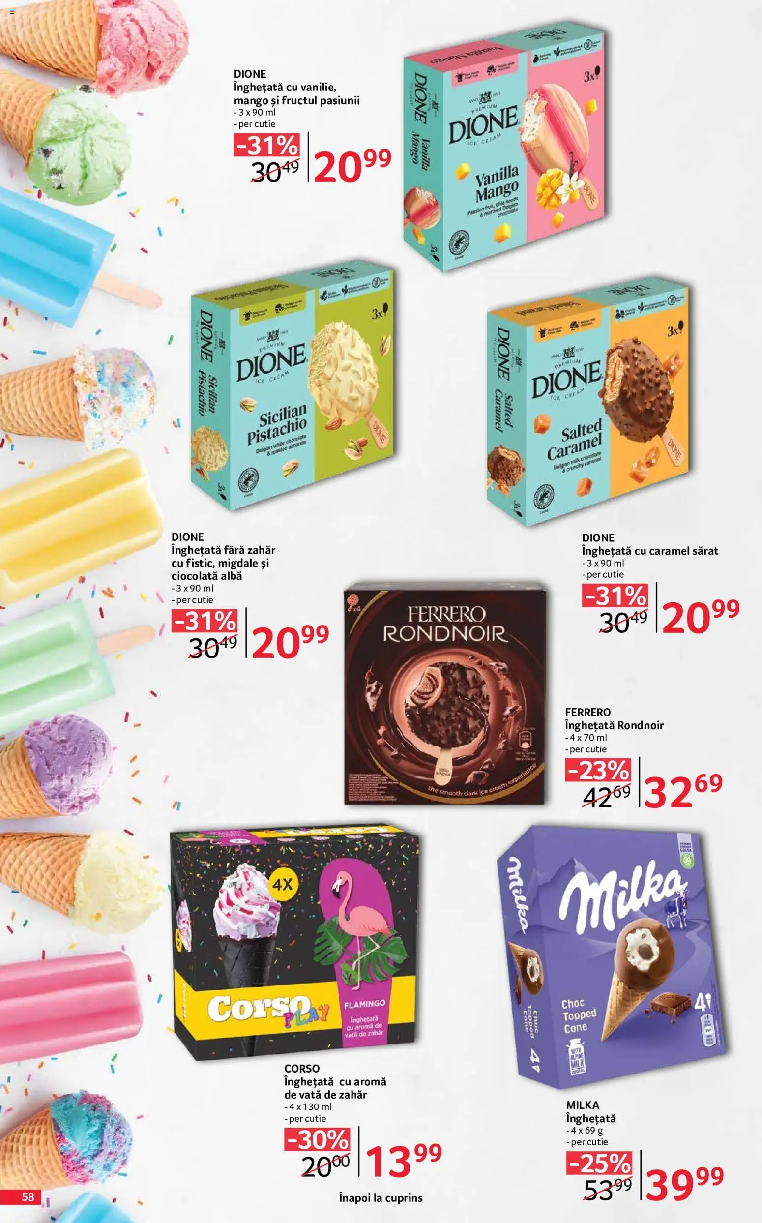 Catalog Selgros 29 Mai - 24 Iunie 2026 | Pagina 58 | Produse: Migdale, Soda, Înghețată, Mango