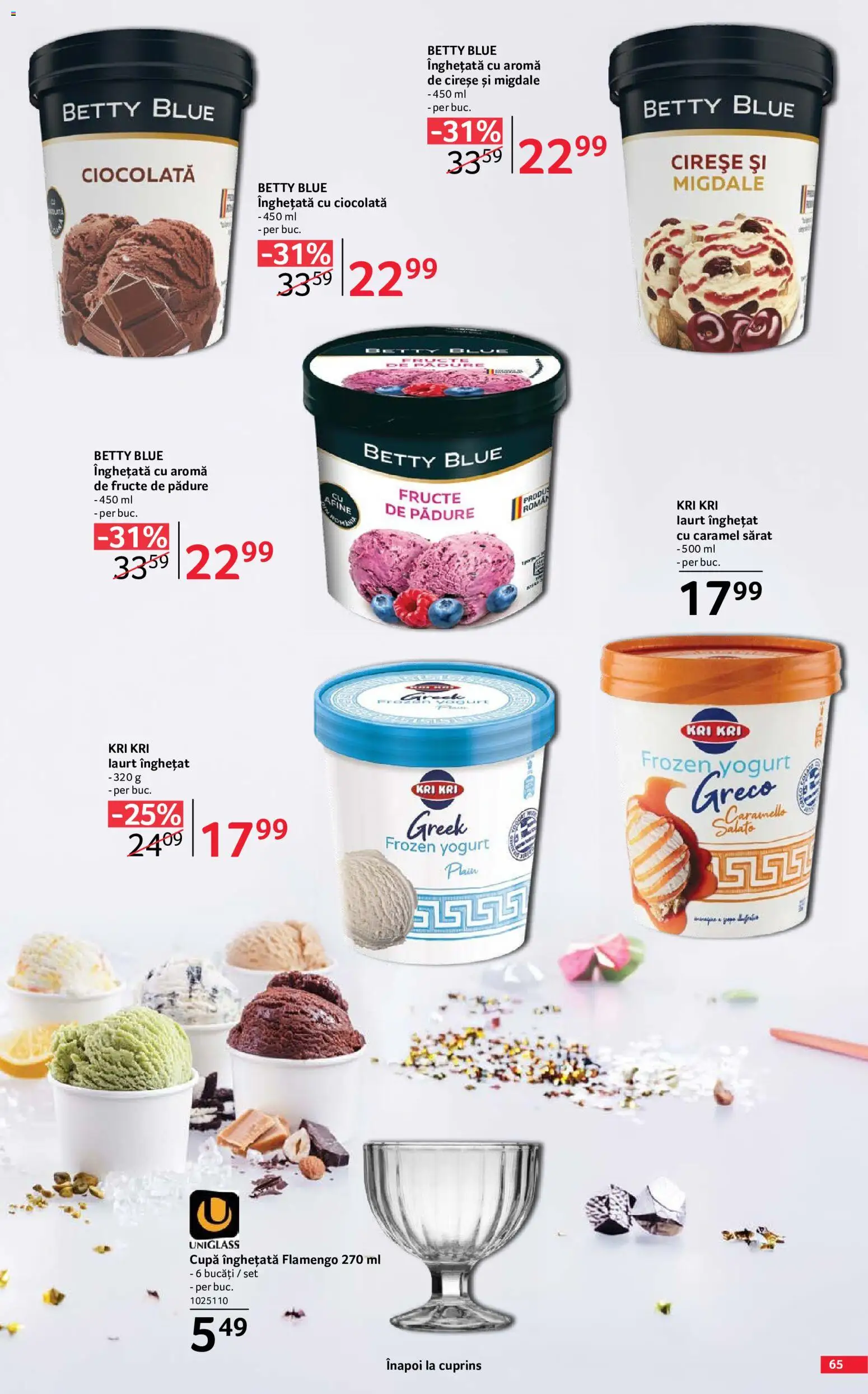 Catalog Selgros 29 Mai - 24 Iunie 2026 | Pagina 65 | Produse: Migdale, Ciocolată, Înghețată, Fructe