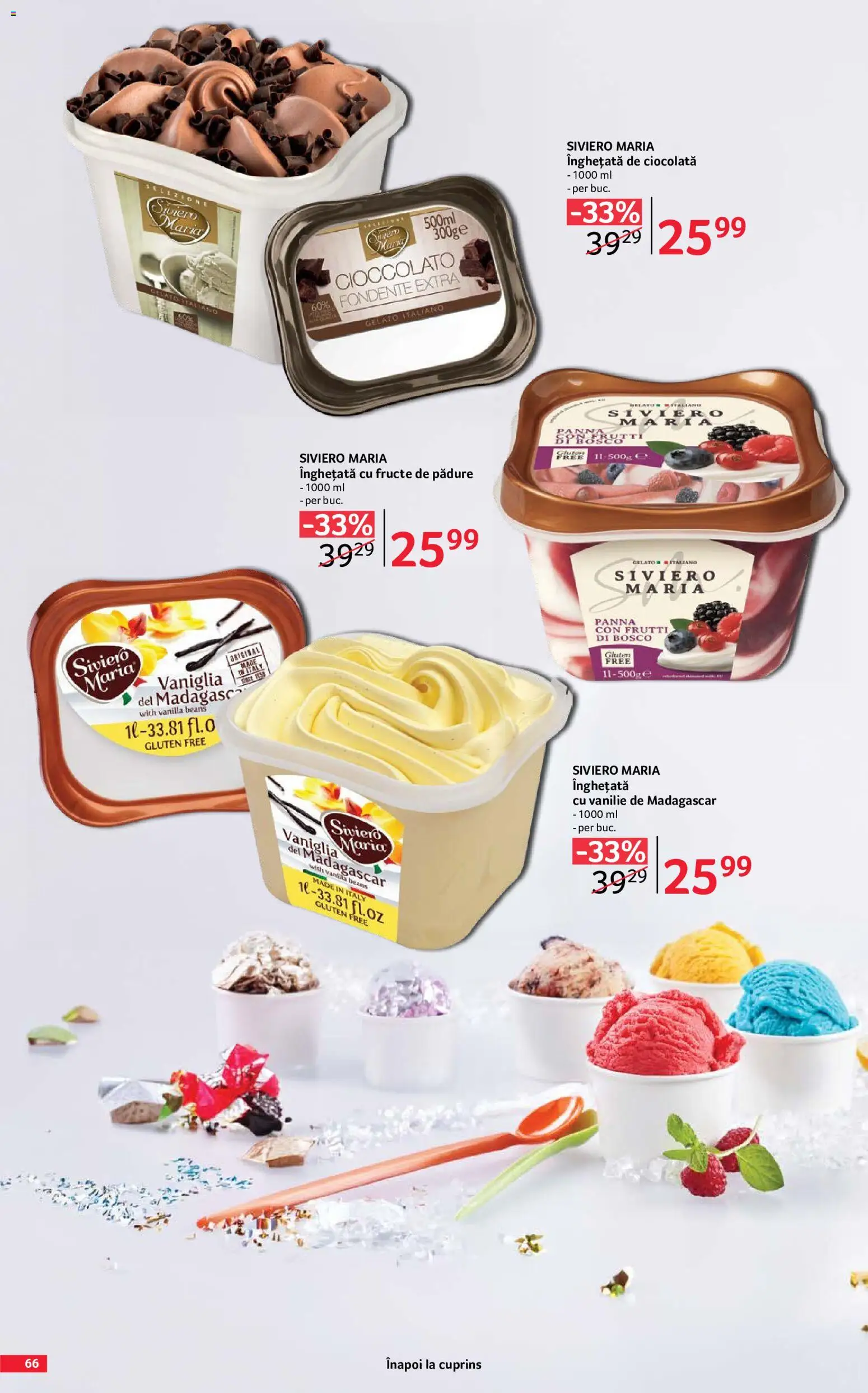 Catalog Selgros 29 Mai - 24 Iunie 2026 | Pagina 66 | Produse: Ciocolată, Înghețată, Fructe