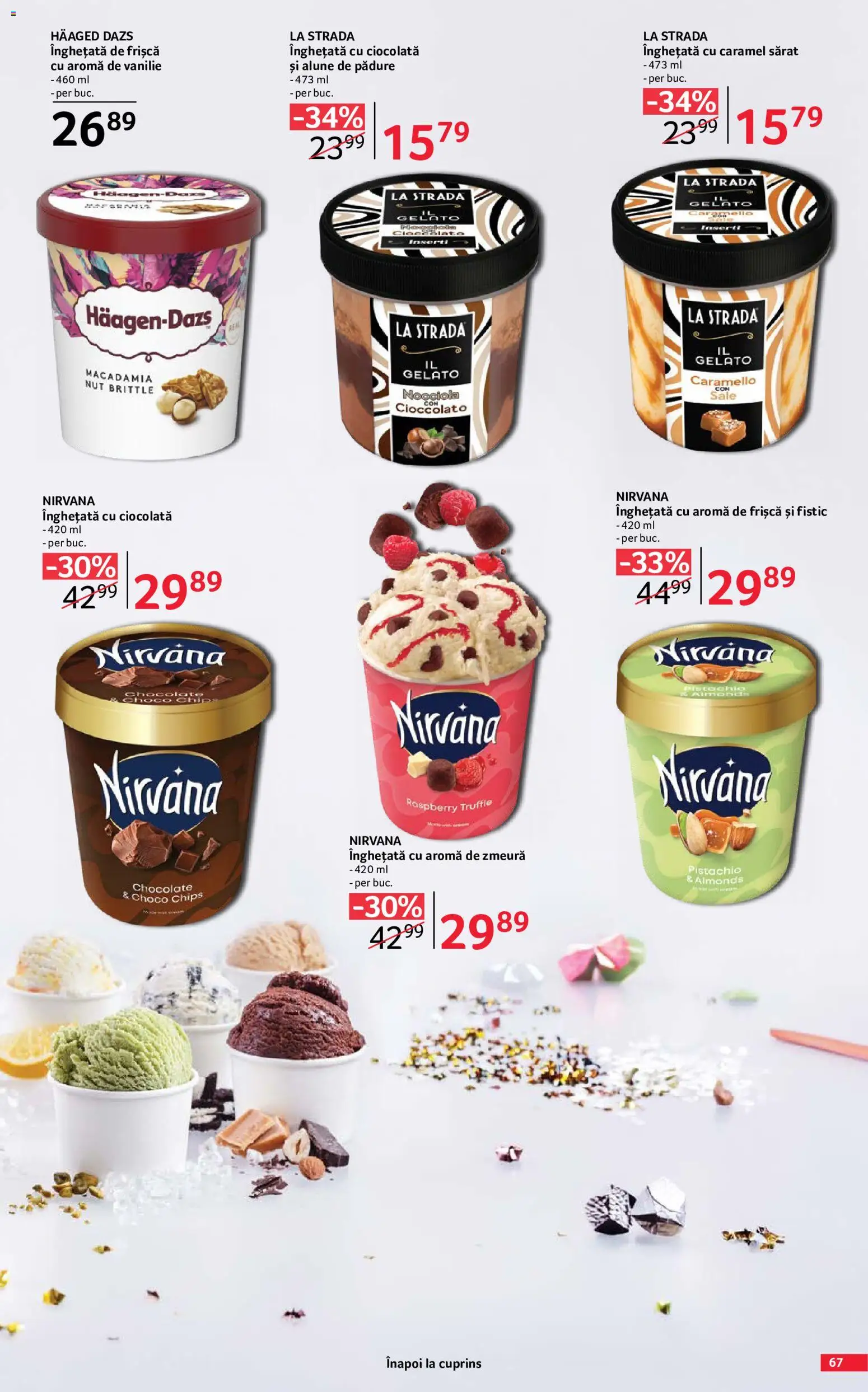 Catalog Selgros 29 Mai - 24 Iunie 2026 | Pagina 67 | Produse: Zmeură, Ciocolată, Fistic, Înghețată