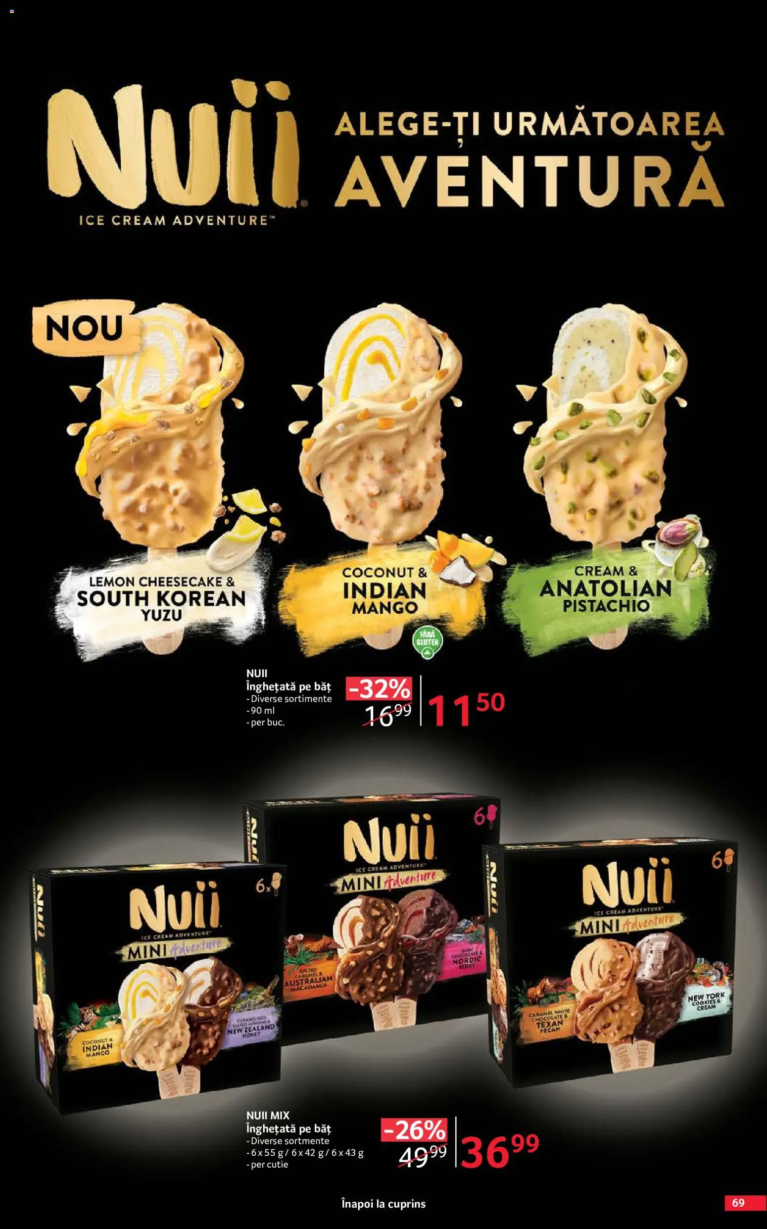 Catalog Selgros 29 Mai - 24 Iunie 2026 | Pagina 69 | Produse: Cutie, Înghețată, Mango