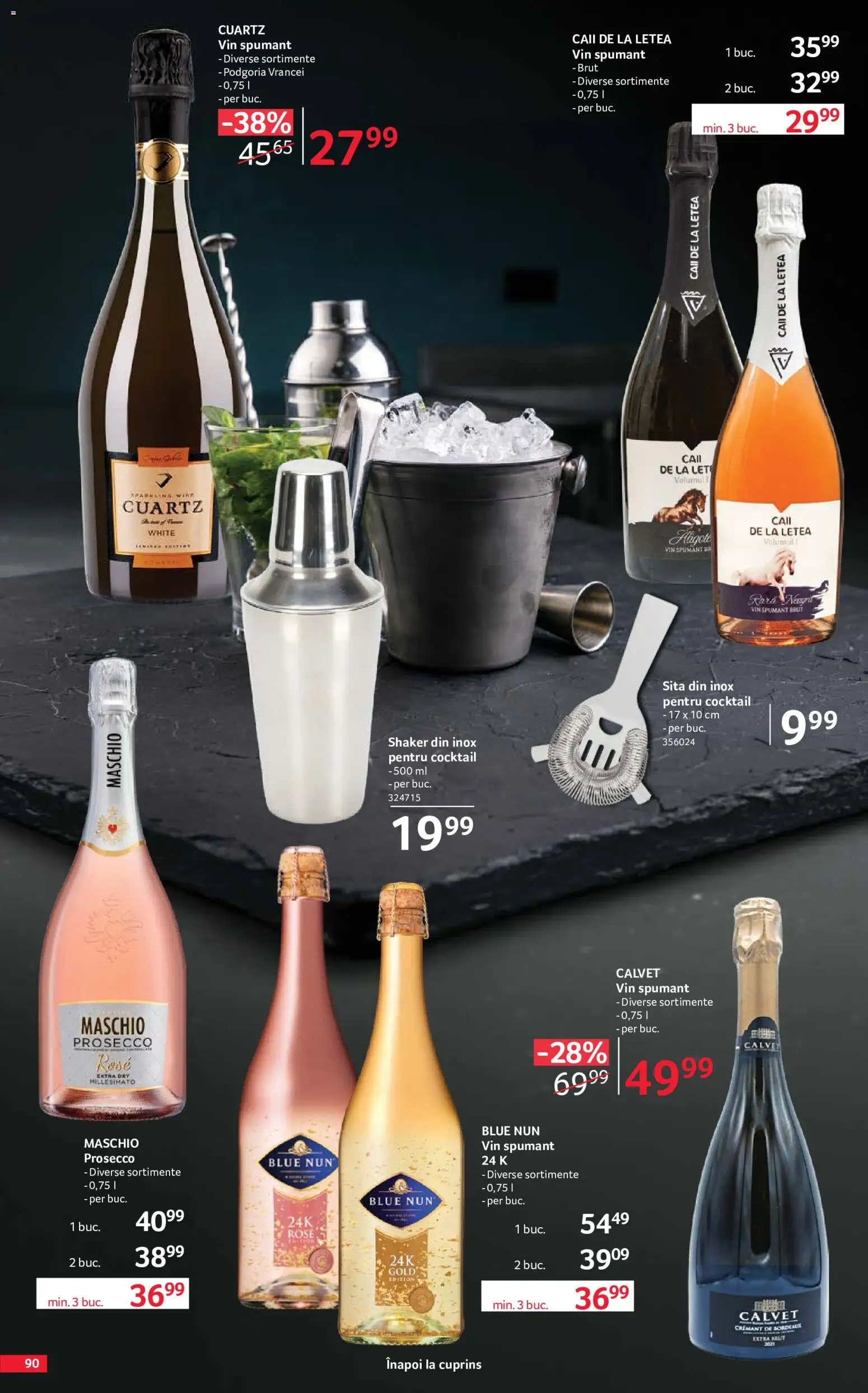 Catalog Selgros 29 Mai - 24 Iunie 2026 | Pagina 90 | Produse: Sită, Prosecco, Vin, Cocktail