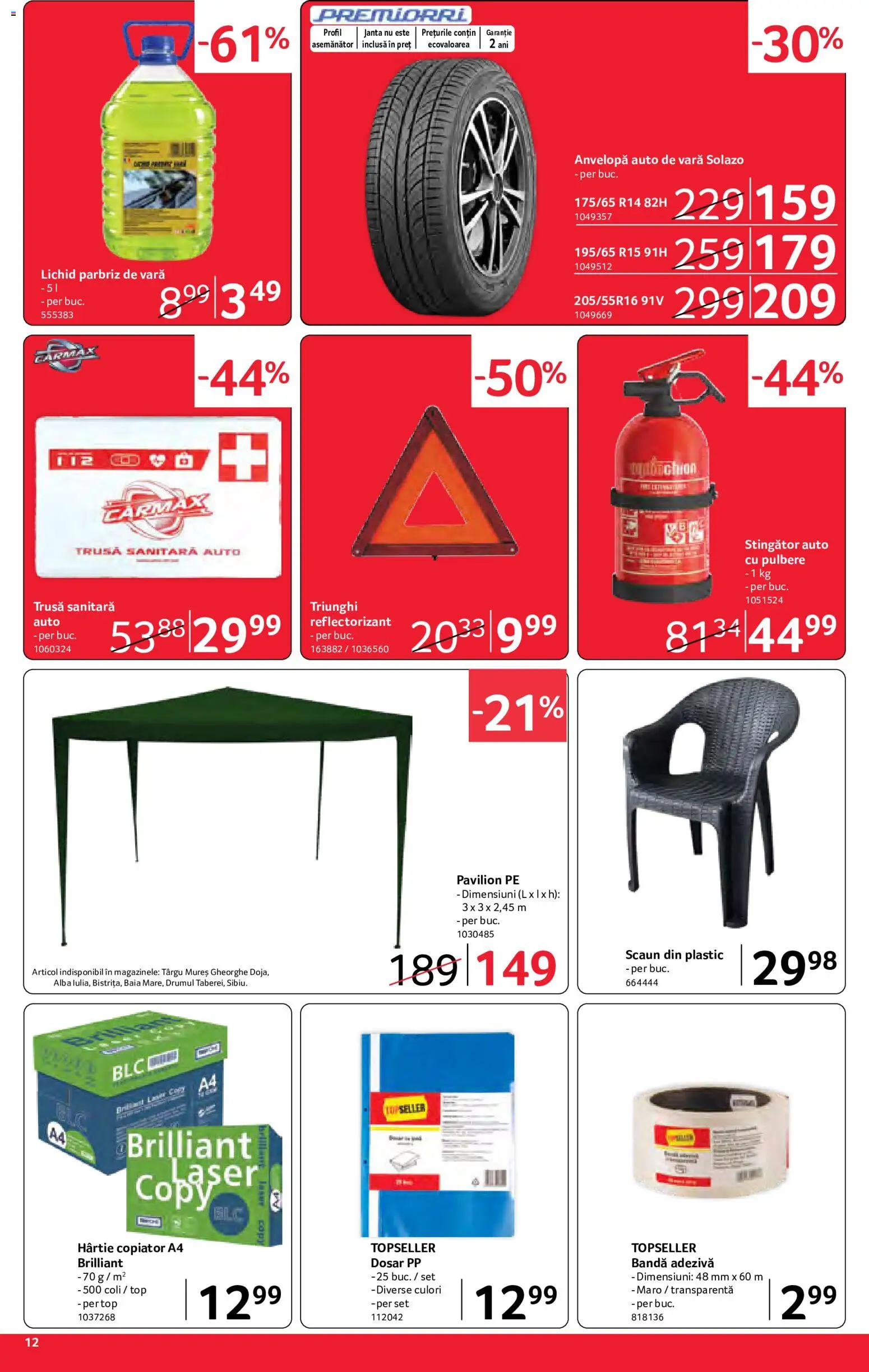 Catalog Selgros 29 Mai - 10 Iunie 2026 | Pagina 12 | Produse: Top, Scaun, Pavilion